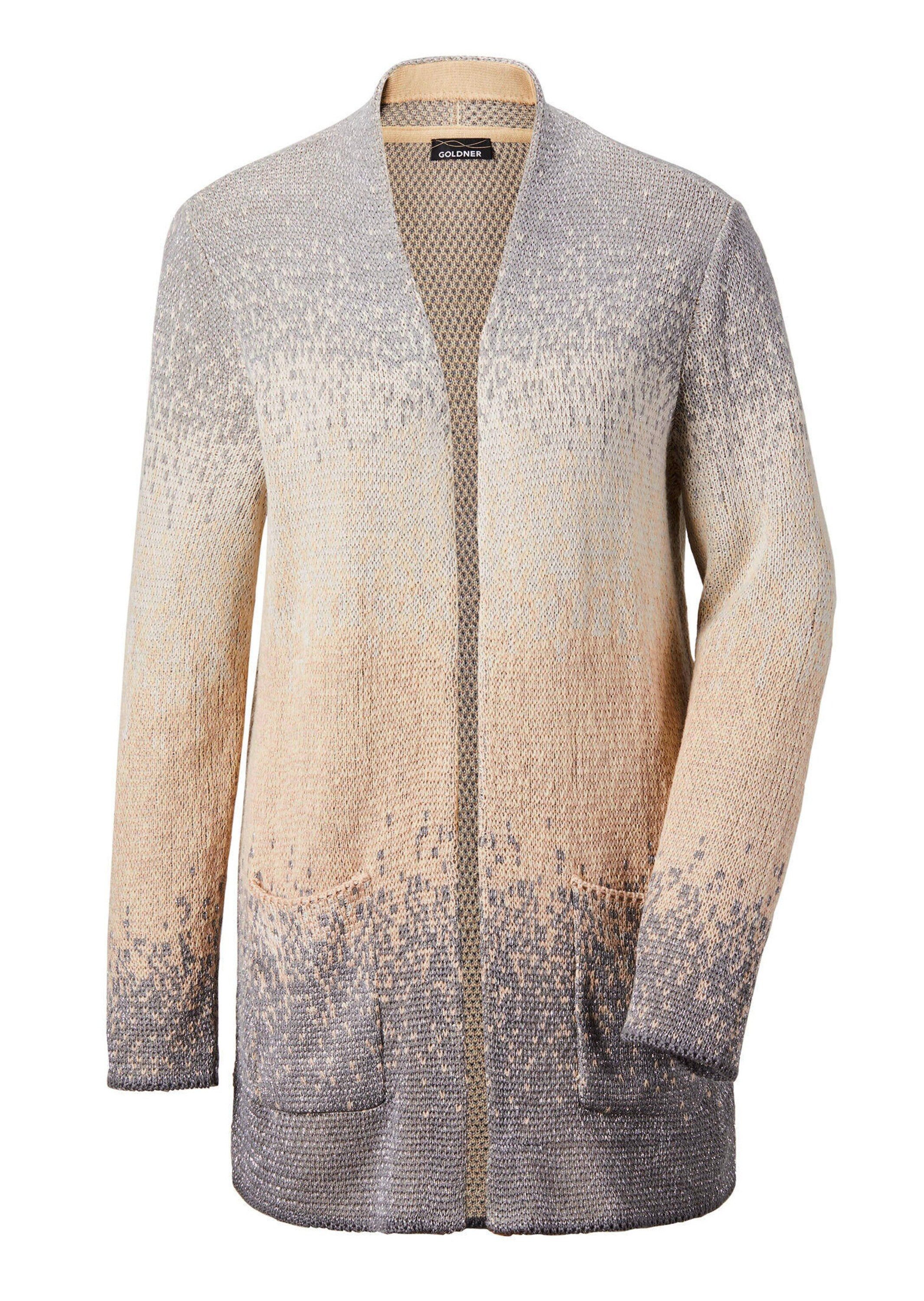 GOLDNER Strickpullover Strickjacke