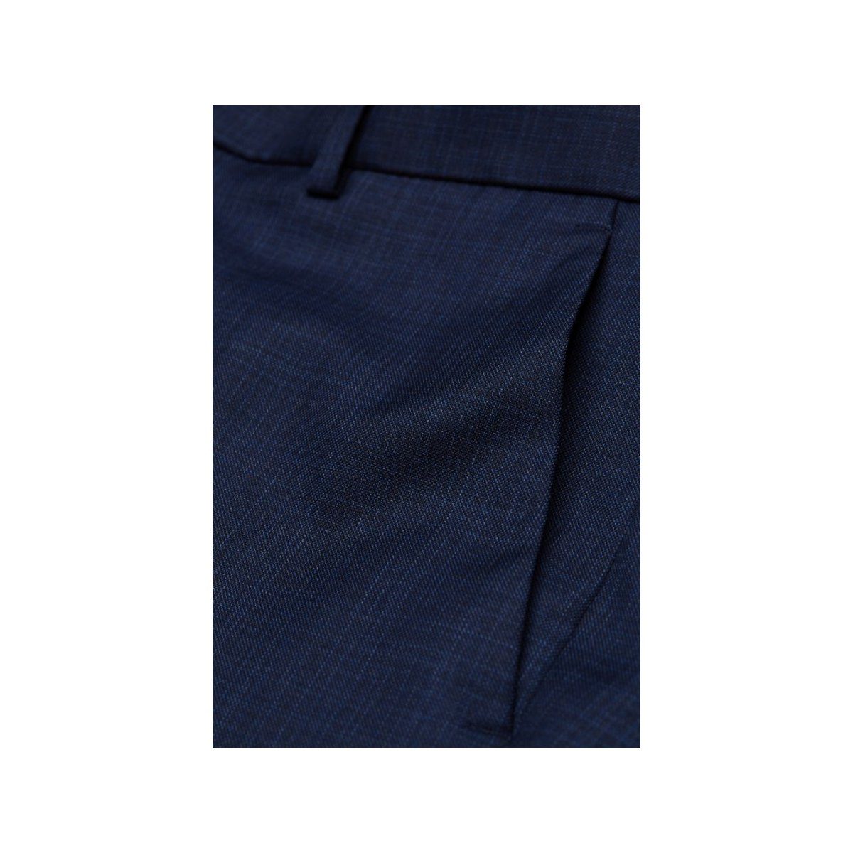Angabe) blau keine (1-tlg., regular Anzughose Digel