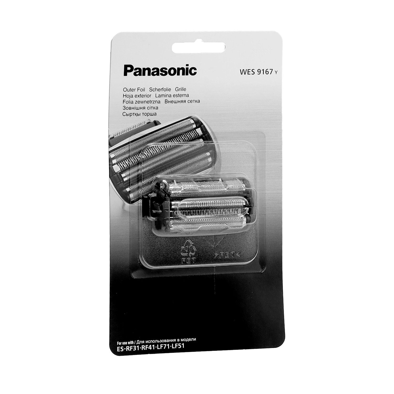 Ersatzscherkopf Panasonic WES9167 Scherfolie für ES-RF31 ES-RF41 ES-LF51 Rasierer