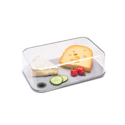 Mepal Frischhaltedose Frischhaltedose Servierbox mit Schneidebrett, Kunststoff, (1-tlg., 1 Servierbox ohne Dekoration)