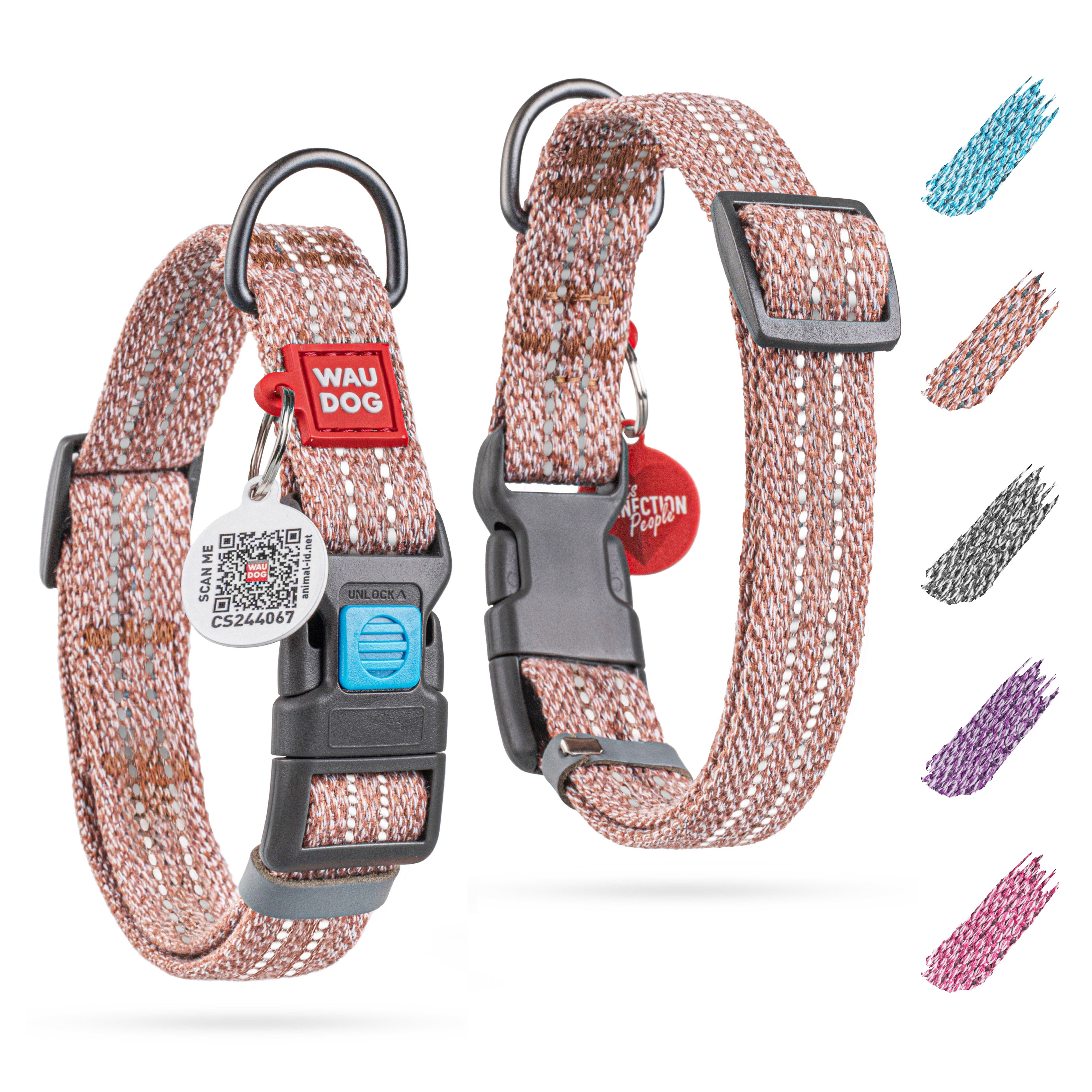 Hunde-Halsband Hundehalsband mit Klickverschluss reflektierend verstellbar