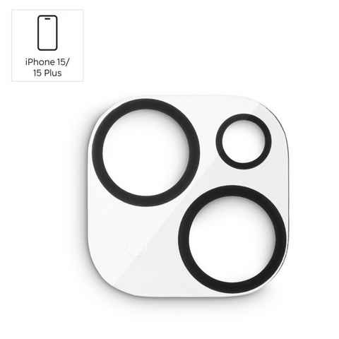 Hama Kamera-Schutzglas für Apple iPhone 15/15 Plus (Kameraschutz Hartglas) für Apple iPhone 15, Apple iPhone 15 Plus, Kameraschutzglas