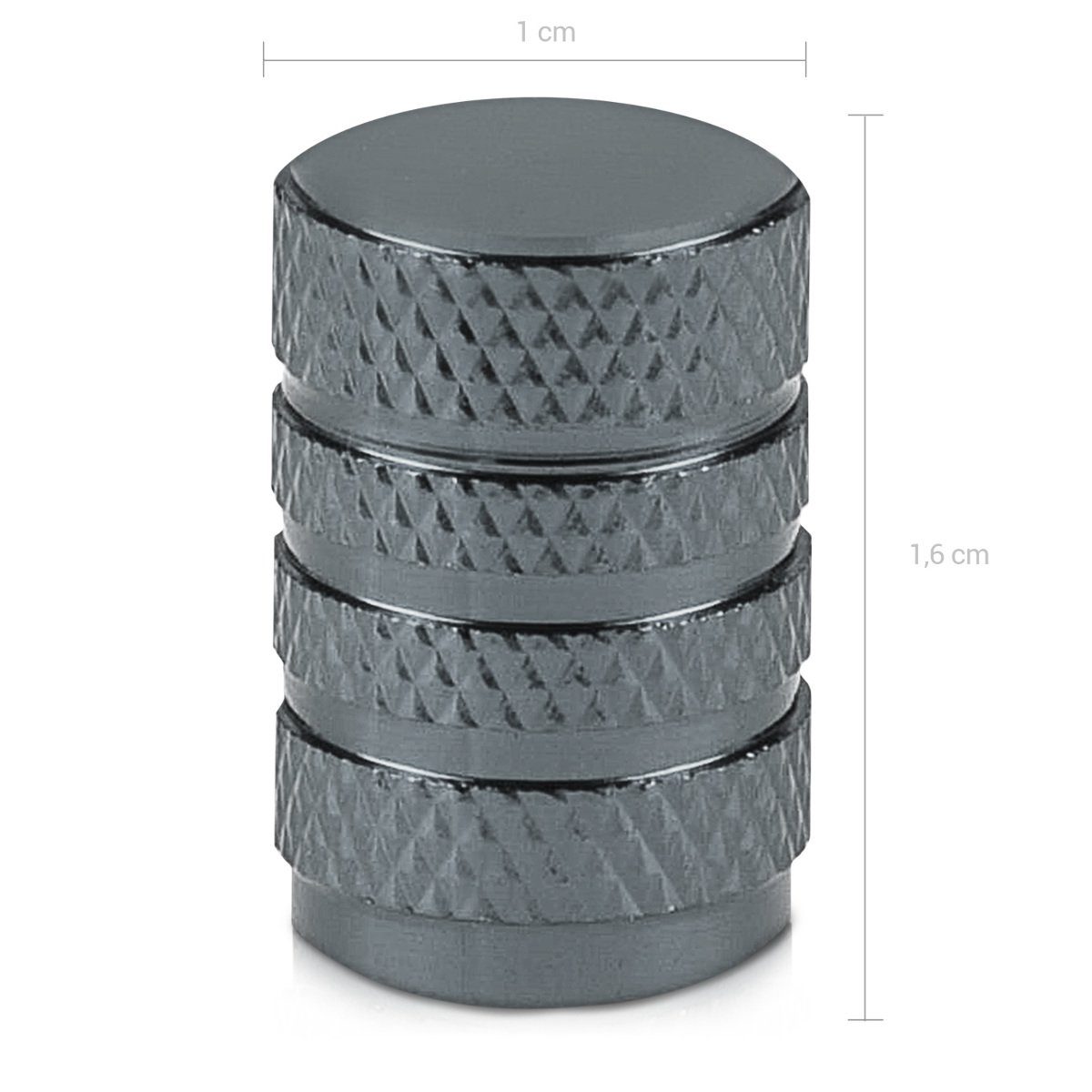 kwmobile Etui 5x Auto Ventilkappen Abdeckung, Schraderventil Metall Kappen günstig online kaufen