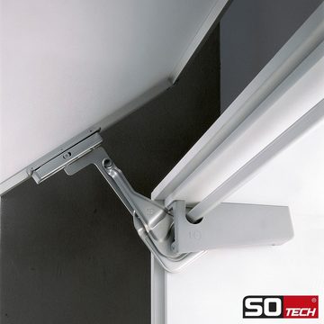 SO-TECH® Möbelbeschlag Original Kesseböhmer Gasdruckfeder, (verstärkte Ausführung) 250N (265N) für HSB Hochschwenkbeschlag