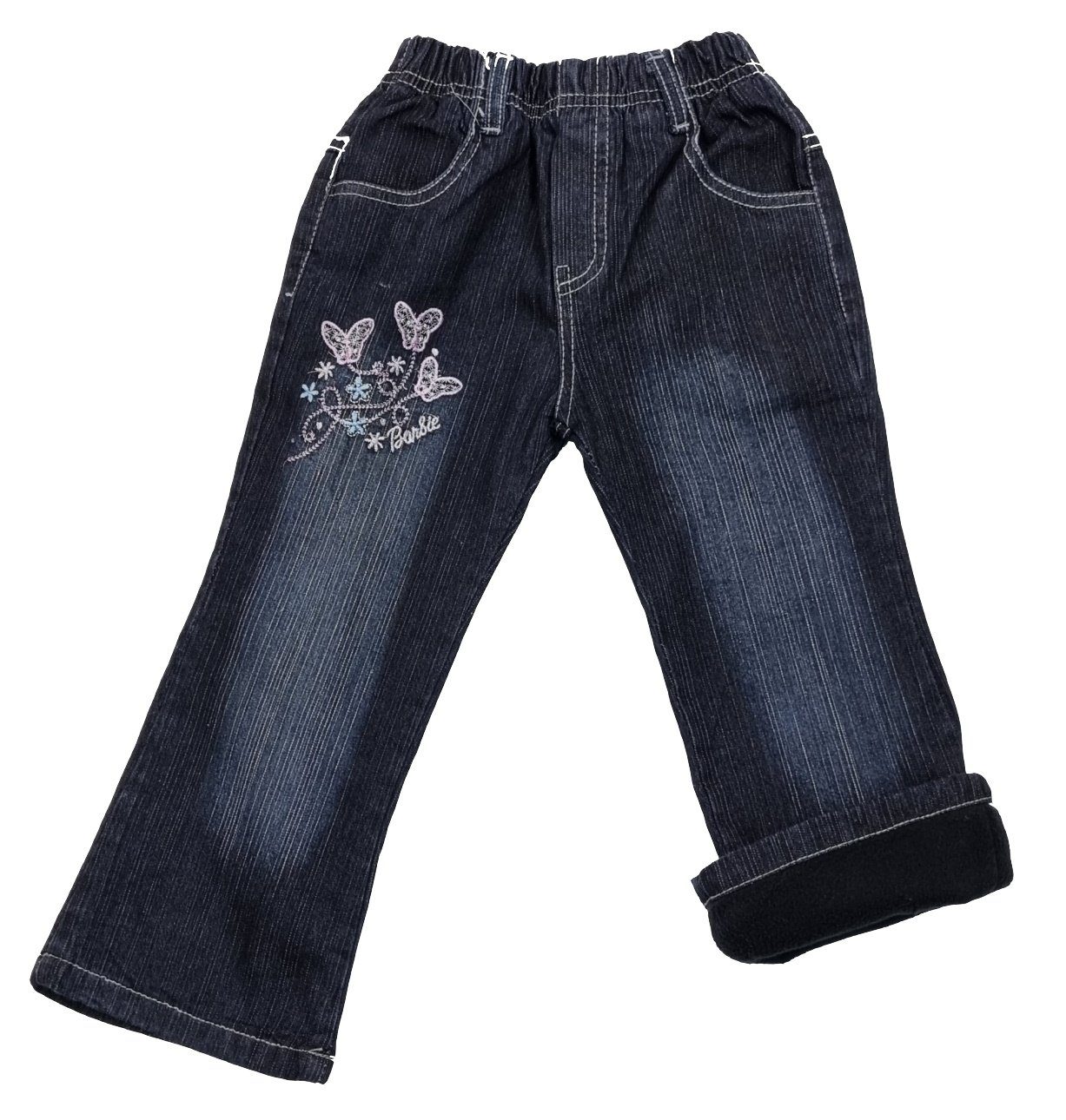 Girls Fashion Thermojeans Thermohose, gefütterte Jeans, MT2
