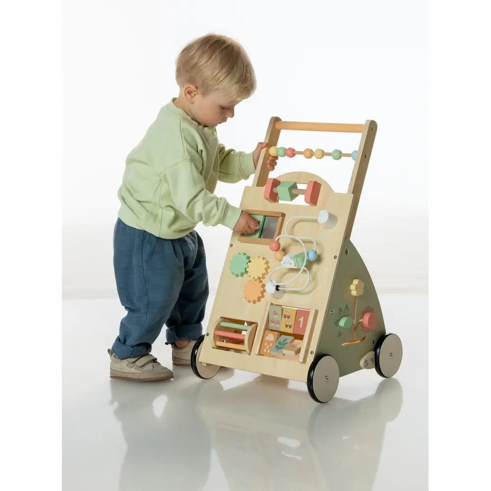 Vedes Nachziehspielzeug SpielMaus Holz Spiel- und Lauflernwagen