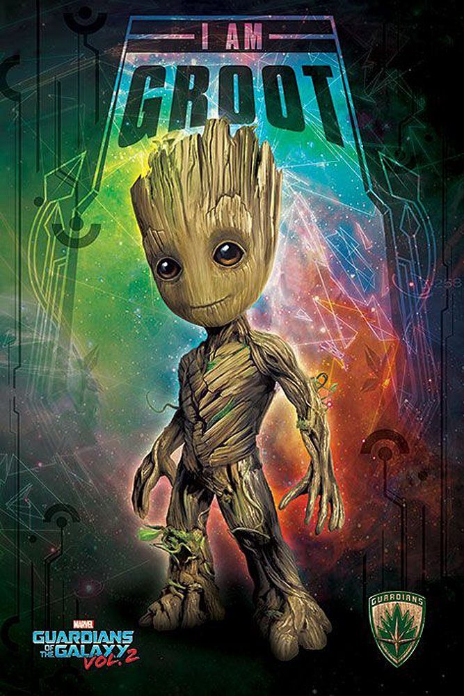PYRAMID Poster Guardians of the Galaxy Vol. 2 Poster Kid Groot 61