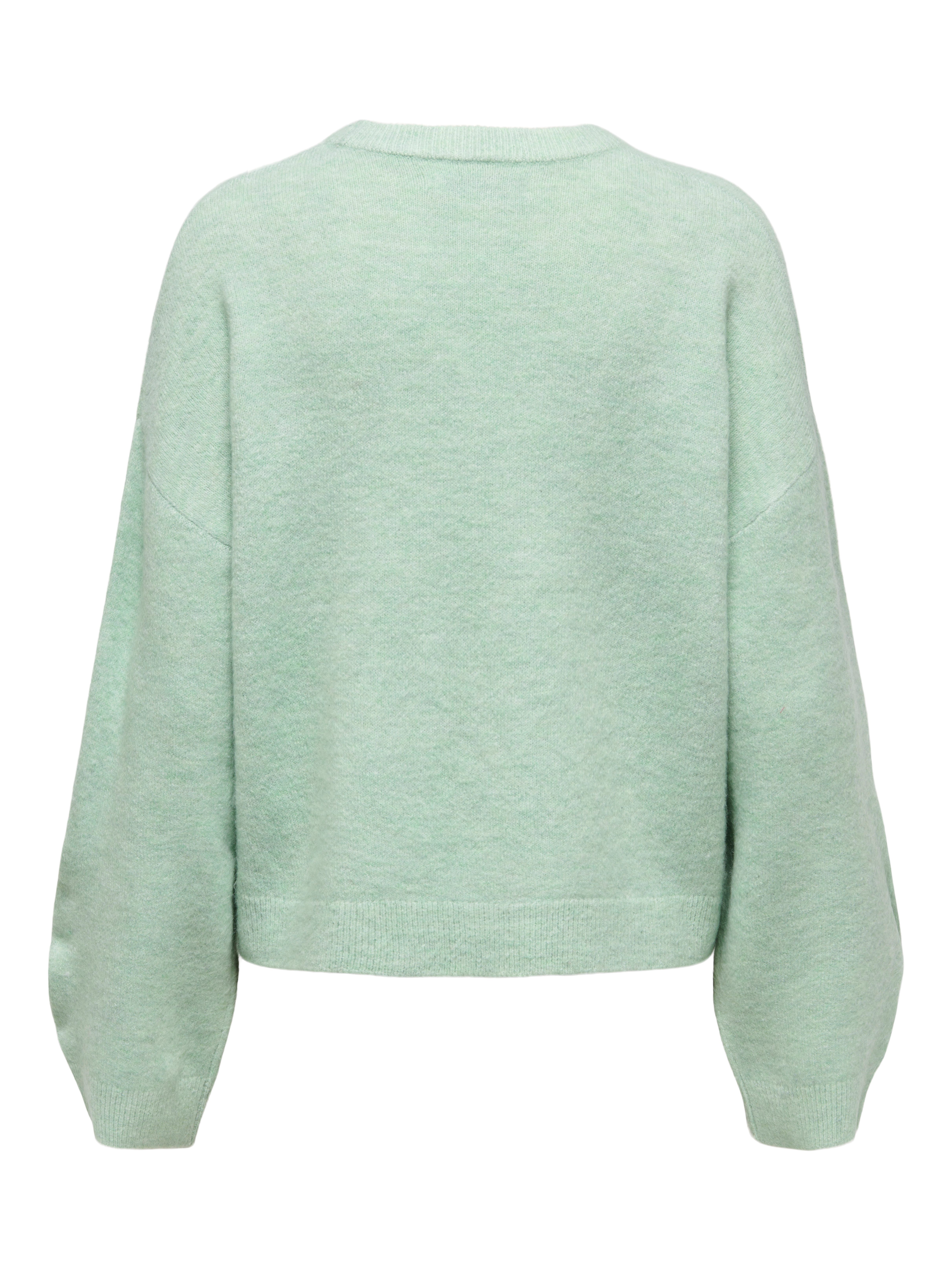 ONLY Rundhalspullover ONLSIMONI L/S O-NECK PULLOVER KNT NOOS Materialmix, regular fit