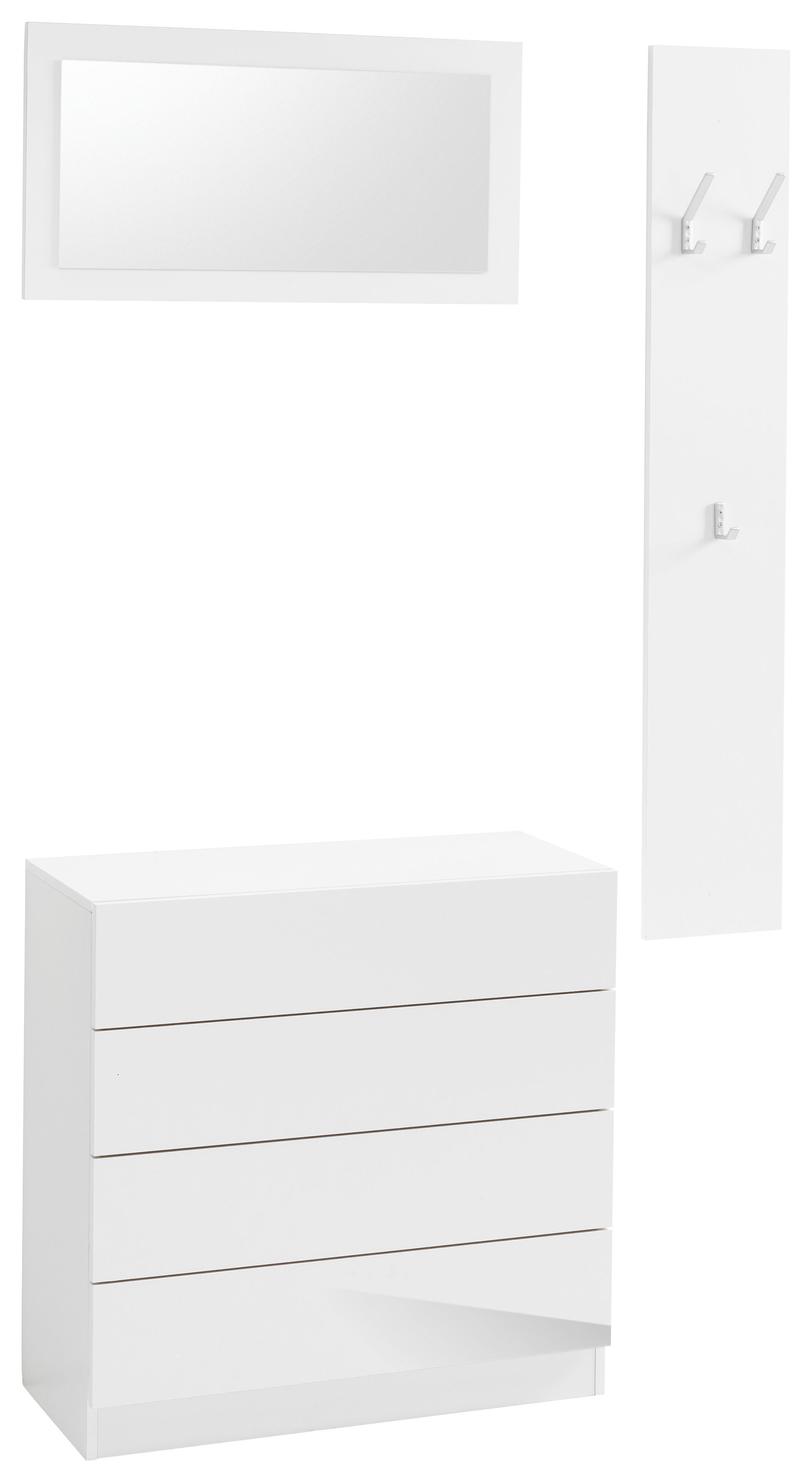 borchardt Möbel Garderoben-Set "Vaasa 3", (Set, 3 St.), mit Push to Open-Fu günstig online kaufen