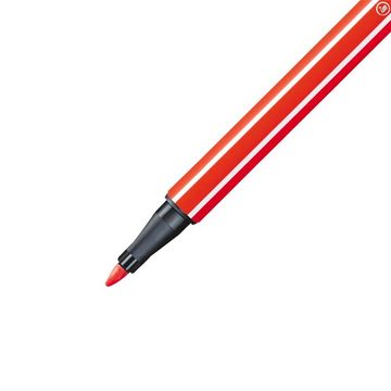 STABILO Filzstift Premium-Filzstifte Pen 68 ARTY 66er 10152167, Metalletui - mit 65 verschiedenen Farben