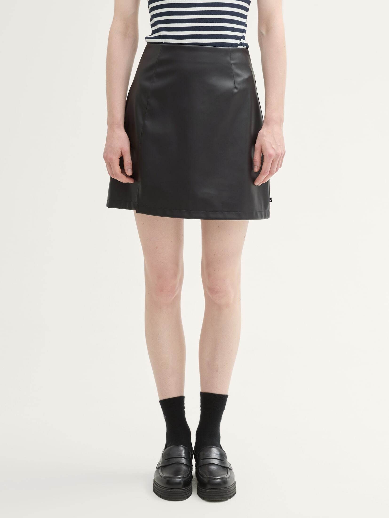 TOM TAILOR Denim Minirock Mini Kunstleder günstig online kaufen