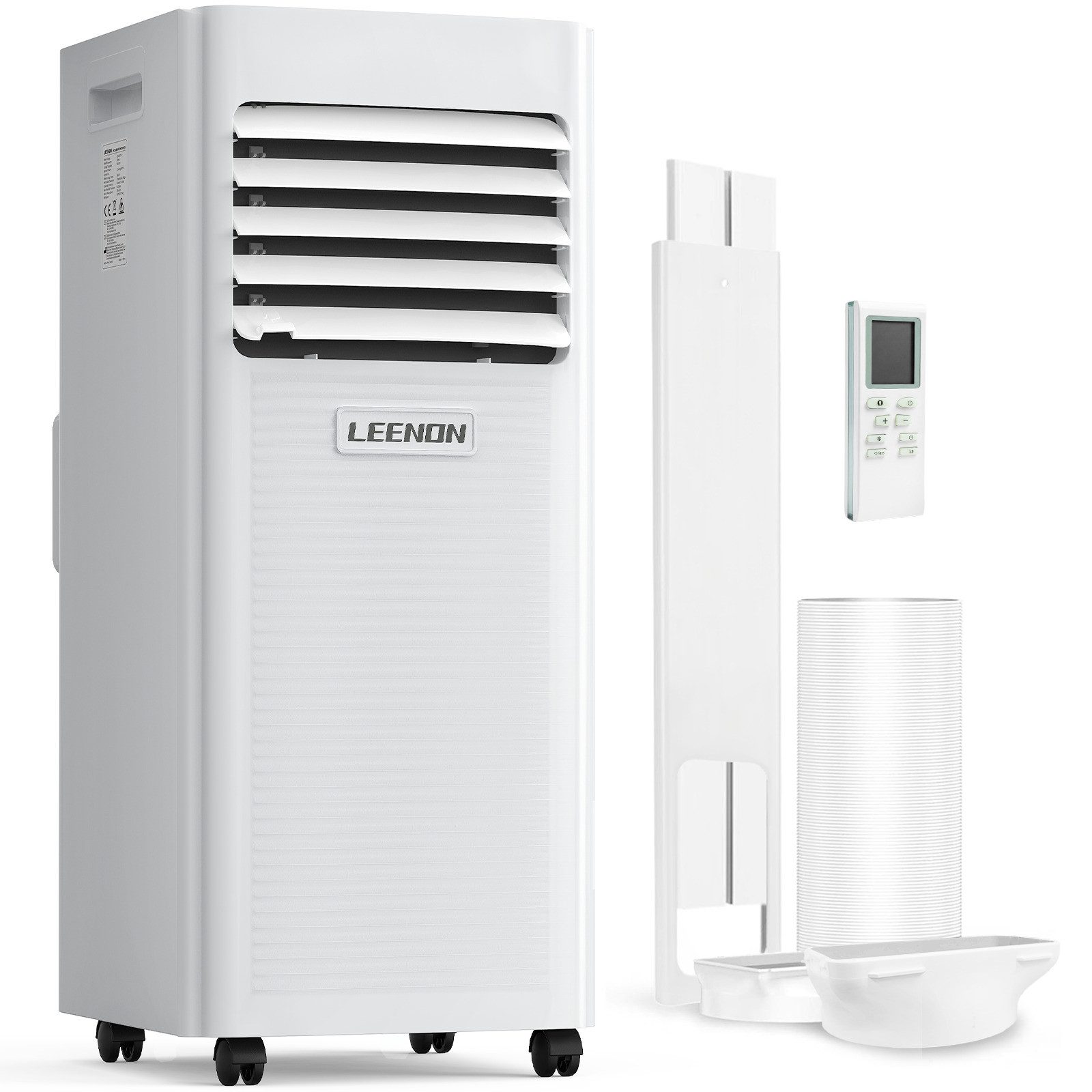 4-in-1-Klimagerät 14000 BTU Mobile Klimaanlage,Leise Klimaanlage mit Fernbedienung,Timer