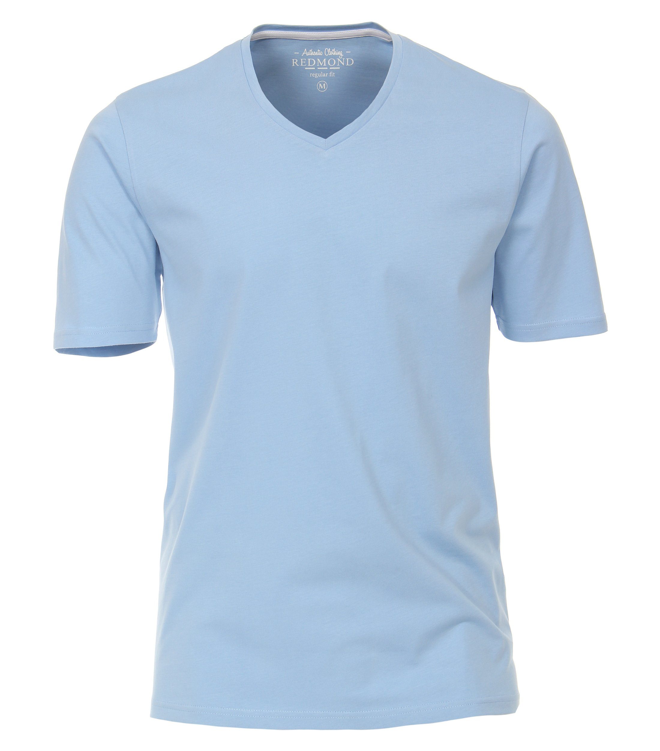 Redmond T-Shirt uni 11 blau