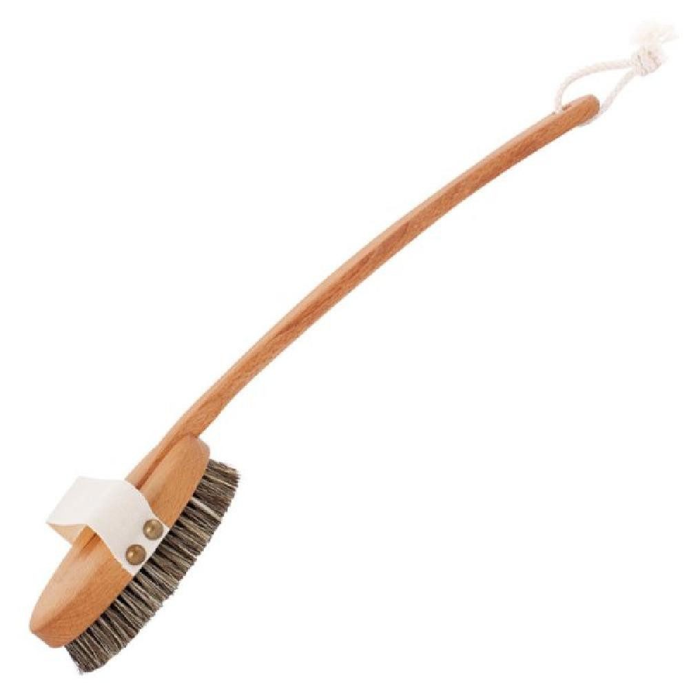 Bürstenhaus Redecker Wellness-Pflegeset Bürstenhaus Wellfit Badebürste Roßhaar und Fibre (44,5cm)