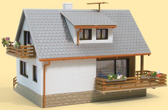 Image of Auhagen Modelleisenbahn-Gebäude »Haus Sybille«, Spur H0, TT, Made in Germany