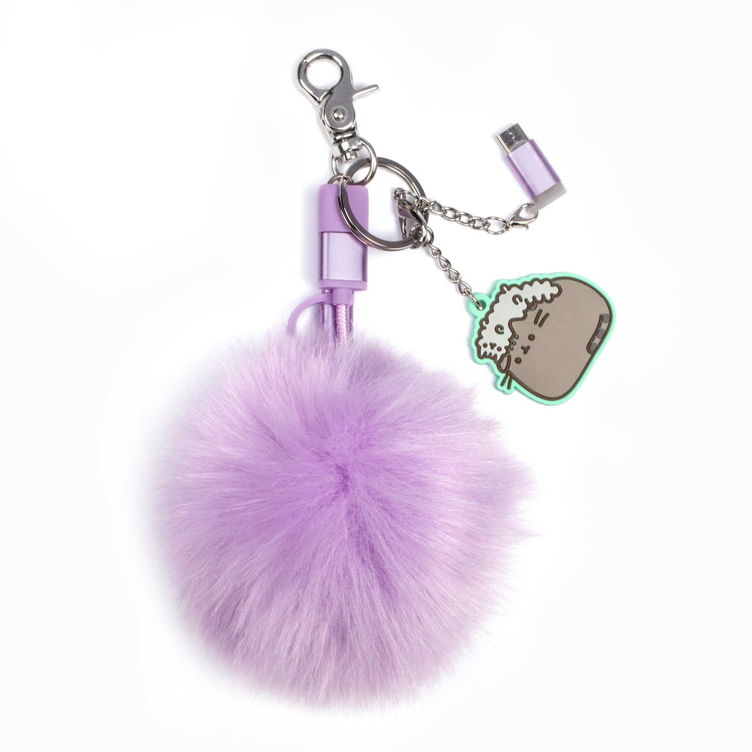Pusheen Pusheen Tech - 3in1 USB Ladekabel "PomPom" Smartphone-Kabel, Micro-USB, USB-C, Lightning