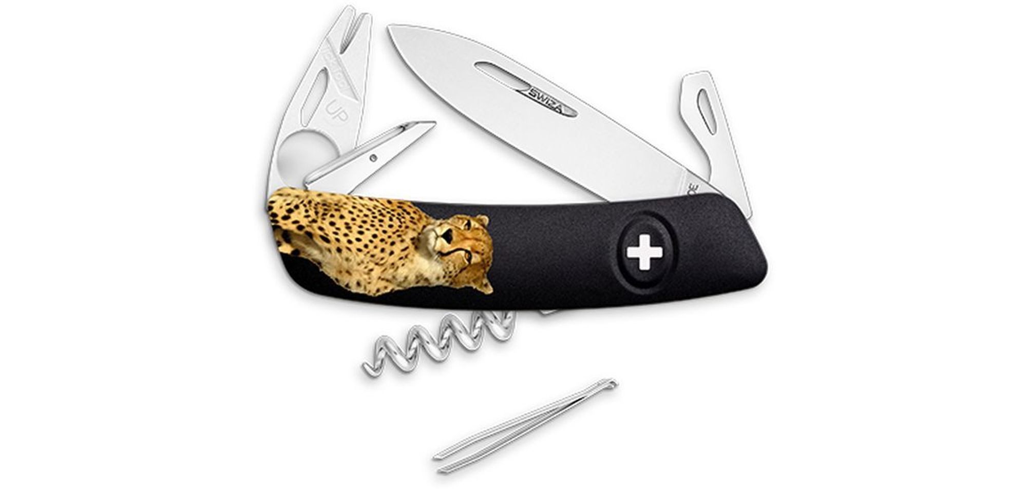 SWIZA Карманные ножи Swiza TT03 Zeckenwerkzeug, Leopard 7,5 cm
