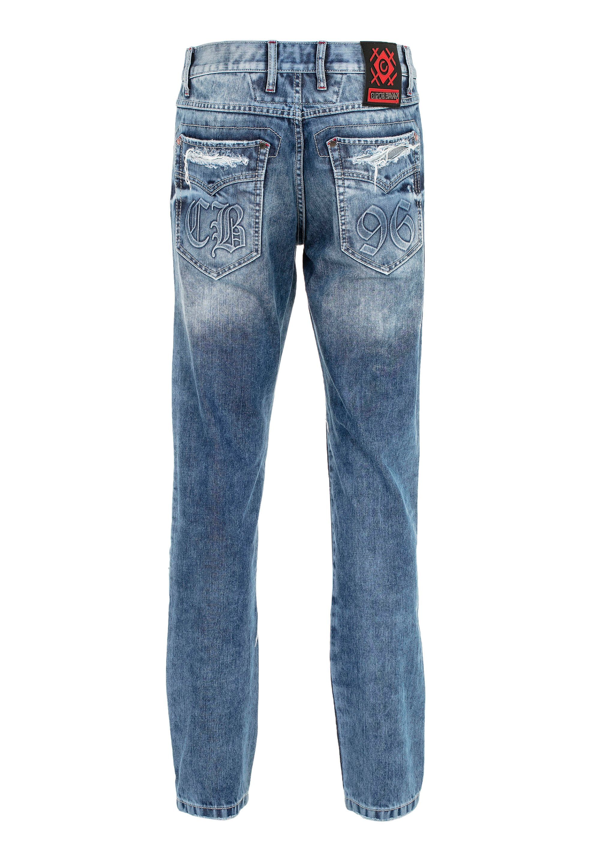 Riss-Design im Baxx Jeans & Cipo auffälligen Bequeme
