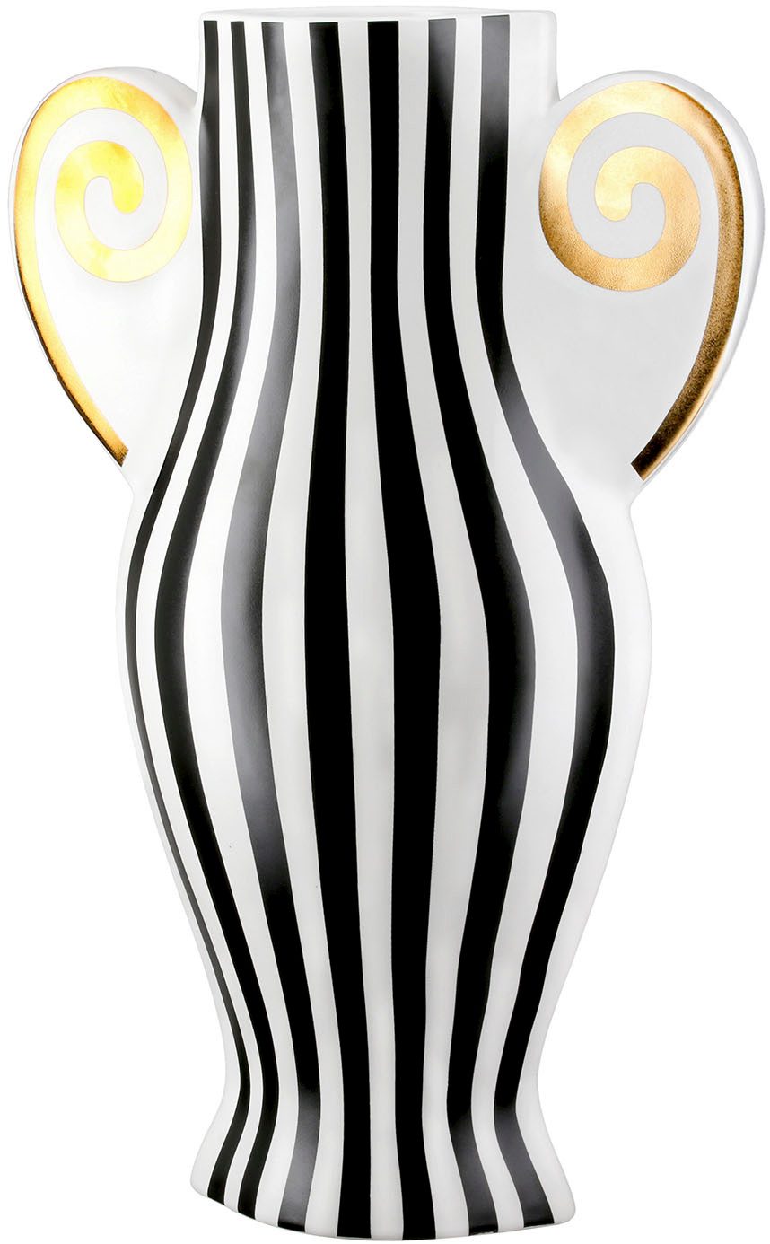 Tischvase Vase Anphora weiß H. 36 cm