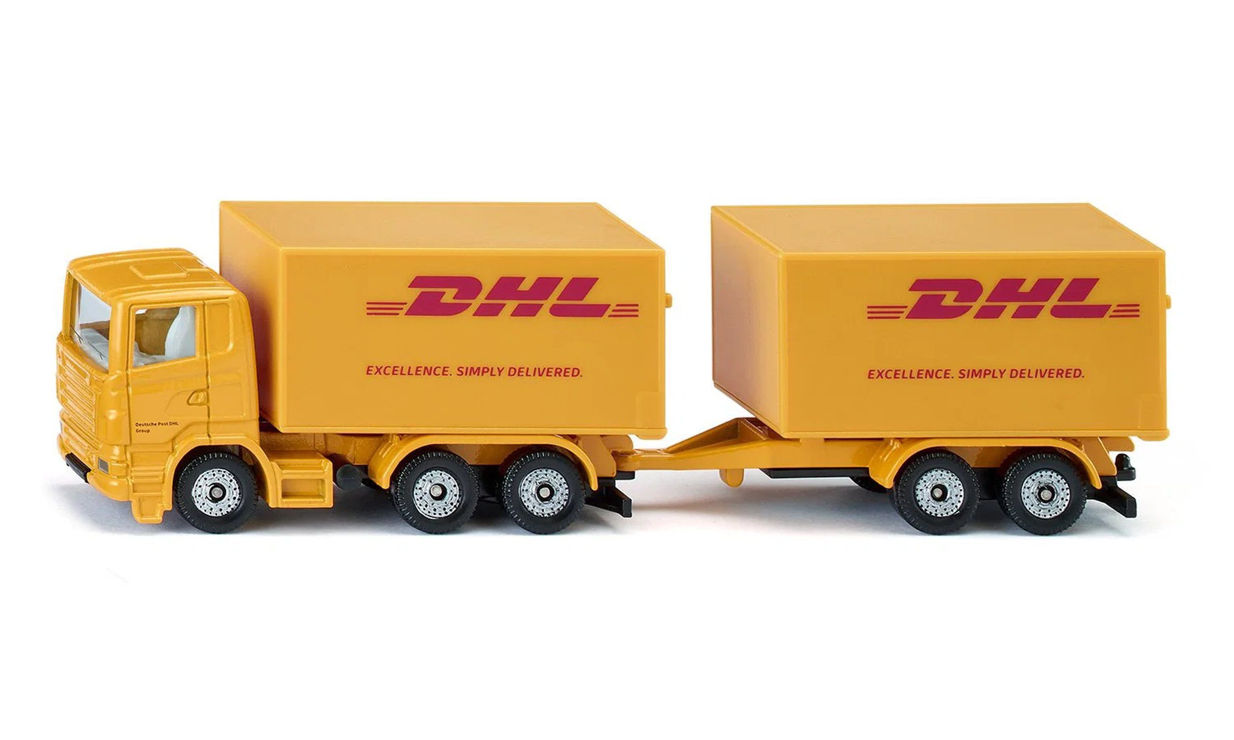 Spielzeug-Auto LKW mit Anhänger und Heckklappen zum Öffnen