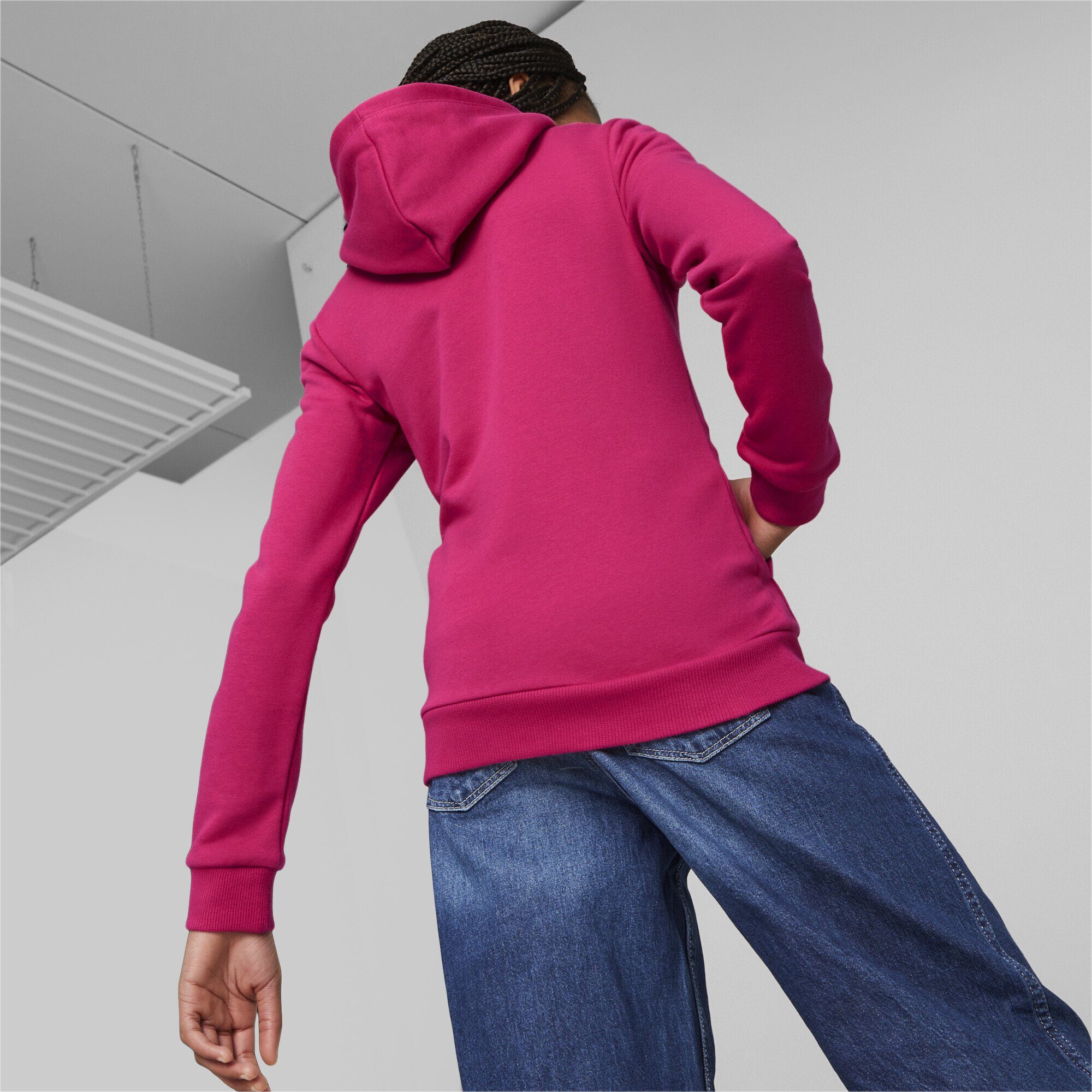 PUMA Sweatshirt Essentials Logo Shadow Orchid Hoodie Pink Mädchen