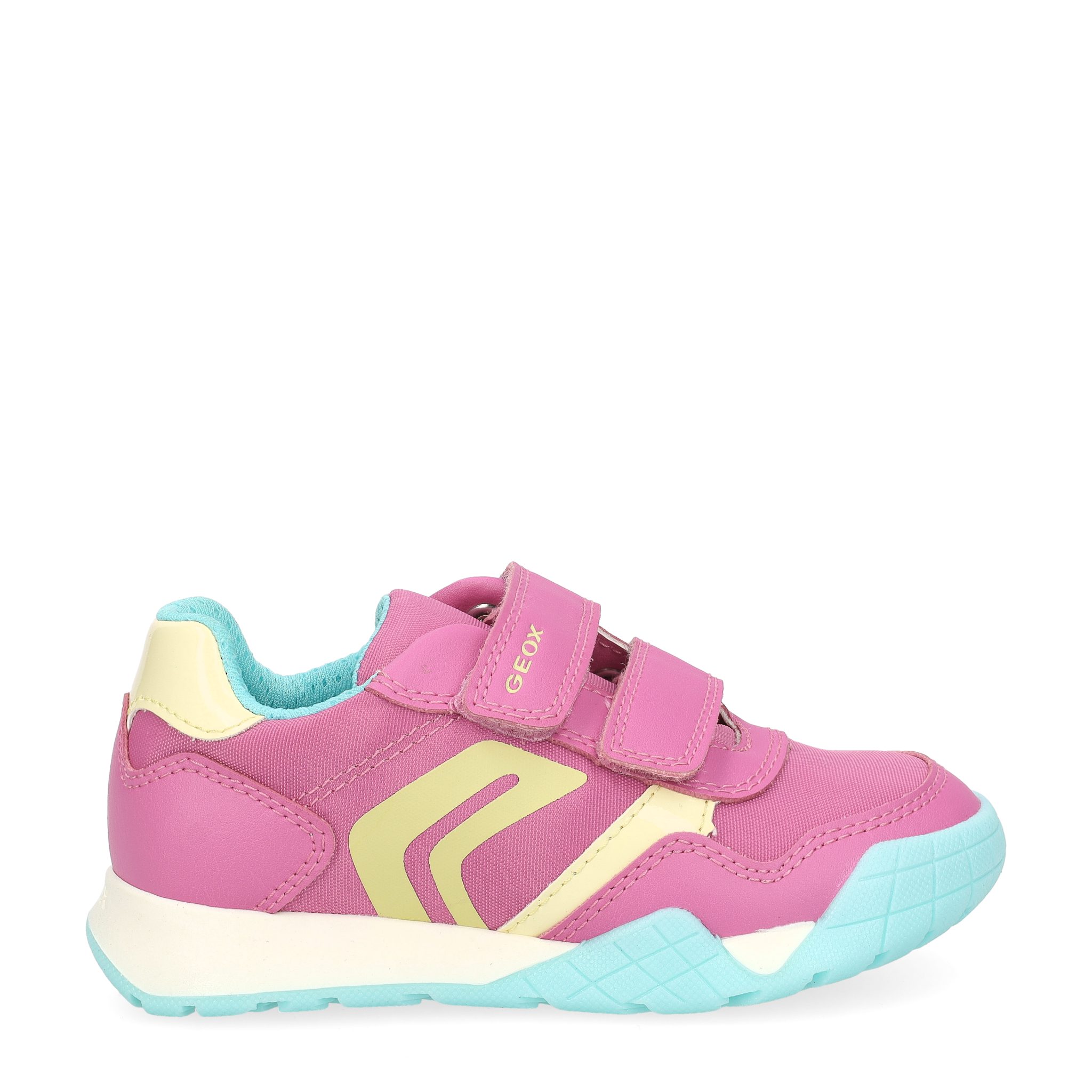 GEOX RANN-E, Klett, Pink, Kinder Klettschuh