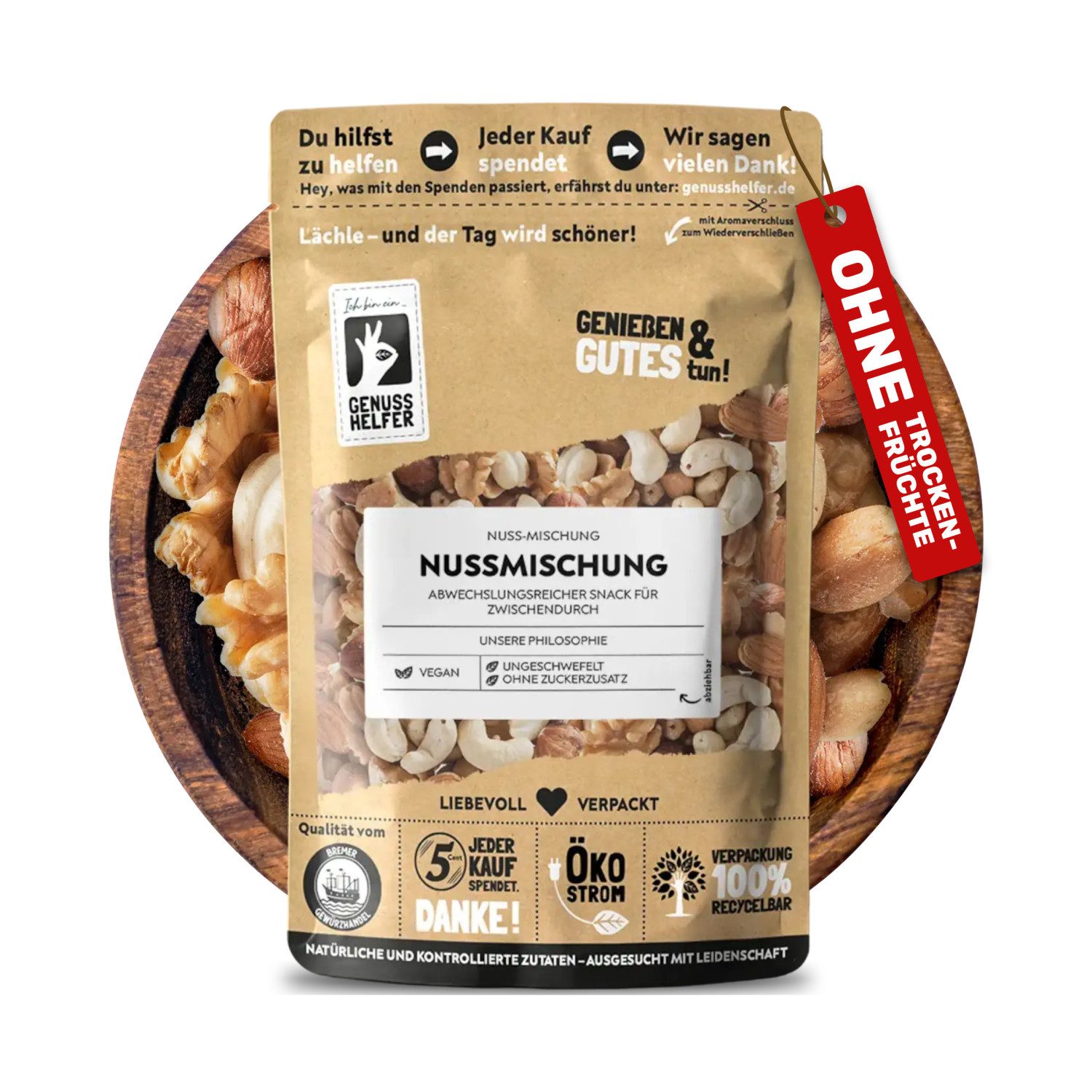 Bremer Gewürzhandel Nüsse Nuss Mischung, 200 g