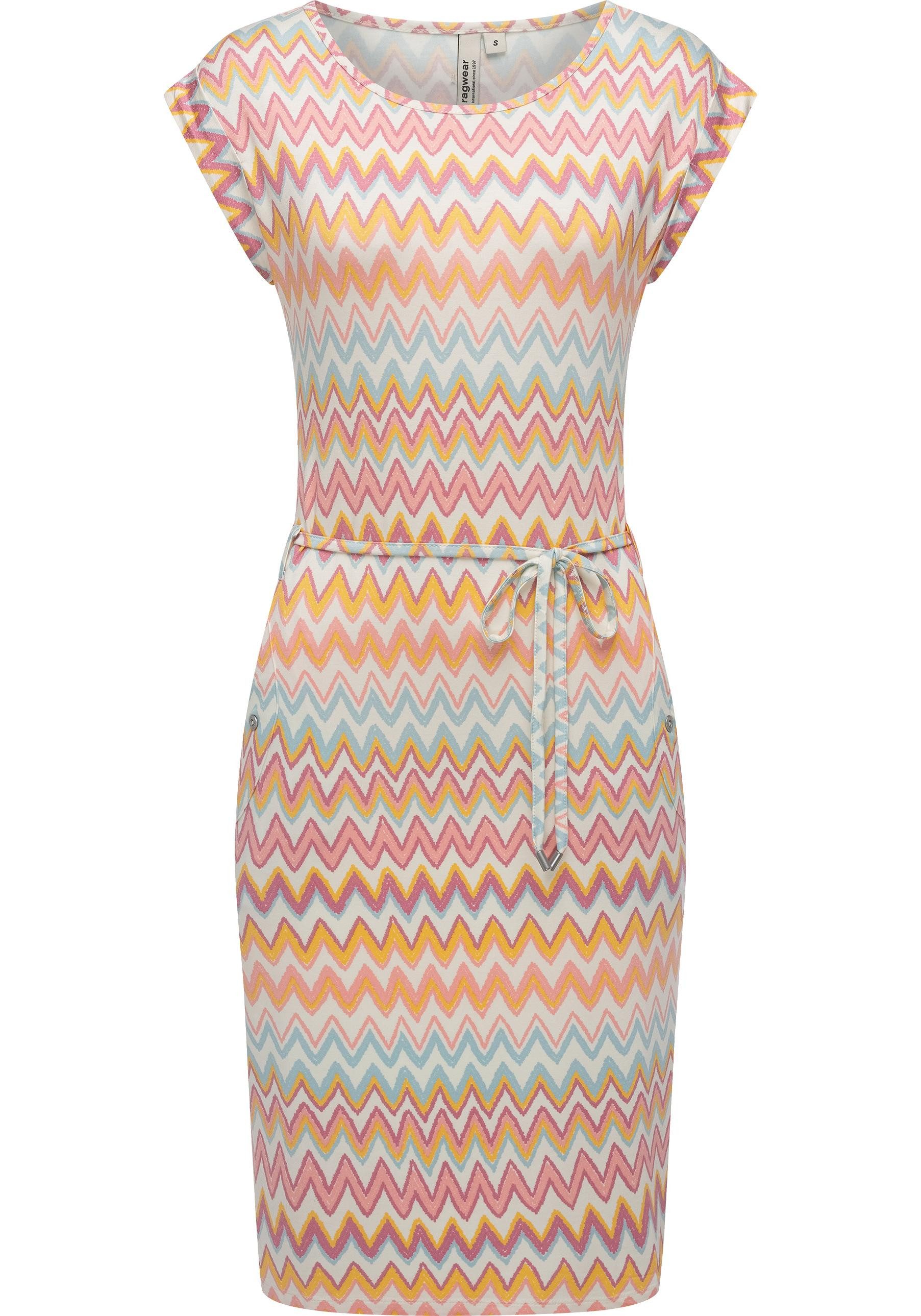 Ragwear Sommerkleid Taggien Print Leichtes, bequemes Midikleid mit Muster günstig online kaufen