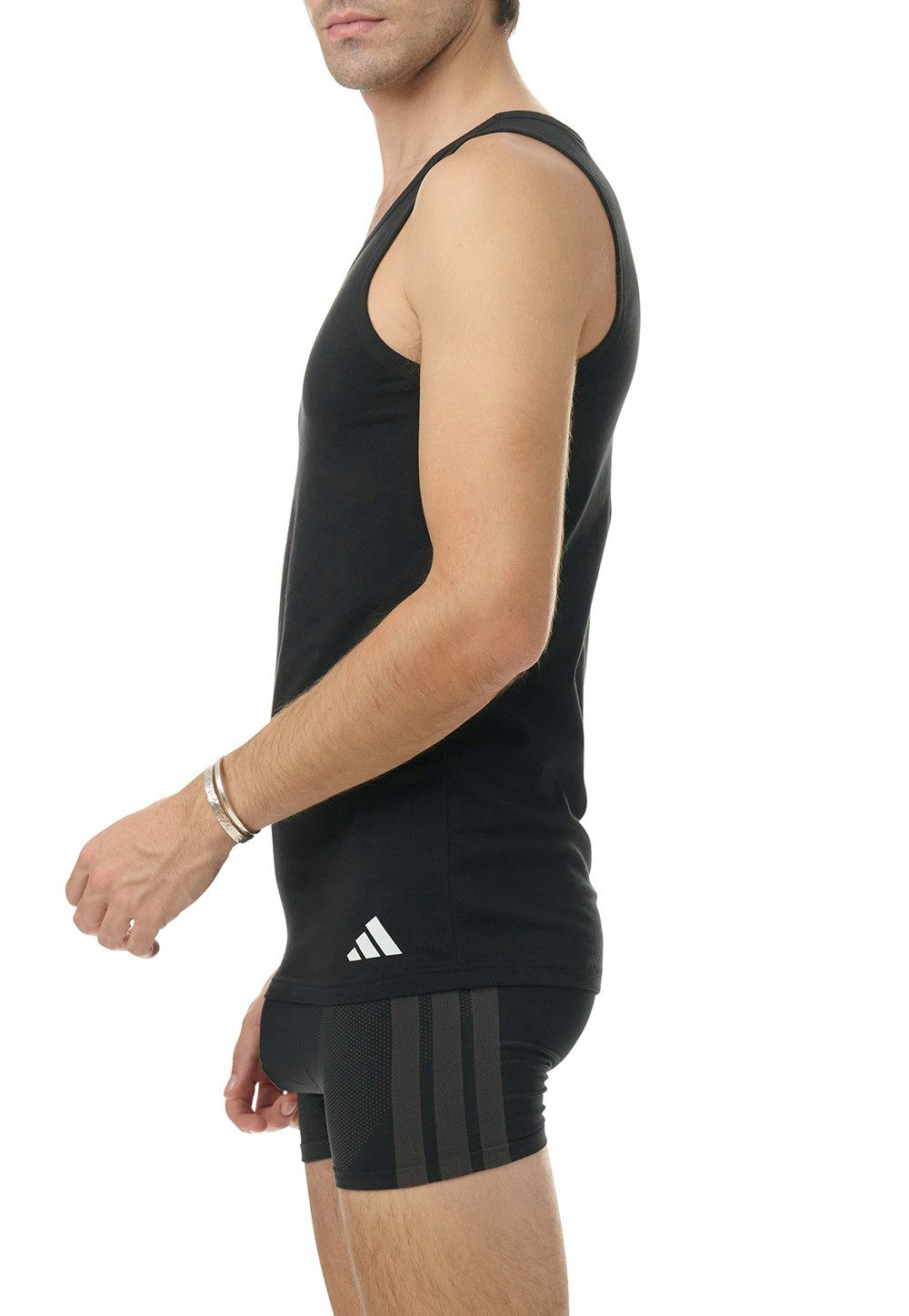 adidas Sportswear Tanktop Active Flex Cotton (2er Pack) Baumwoll-Mix, elastisch, Rundhalsausschnitt – Bild 5 von 5