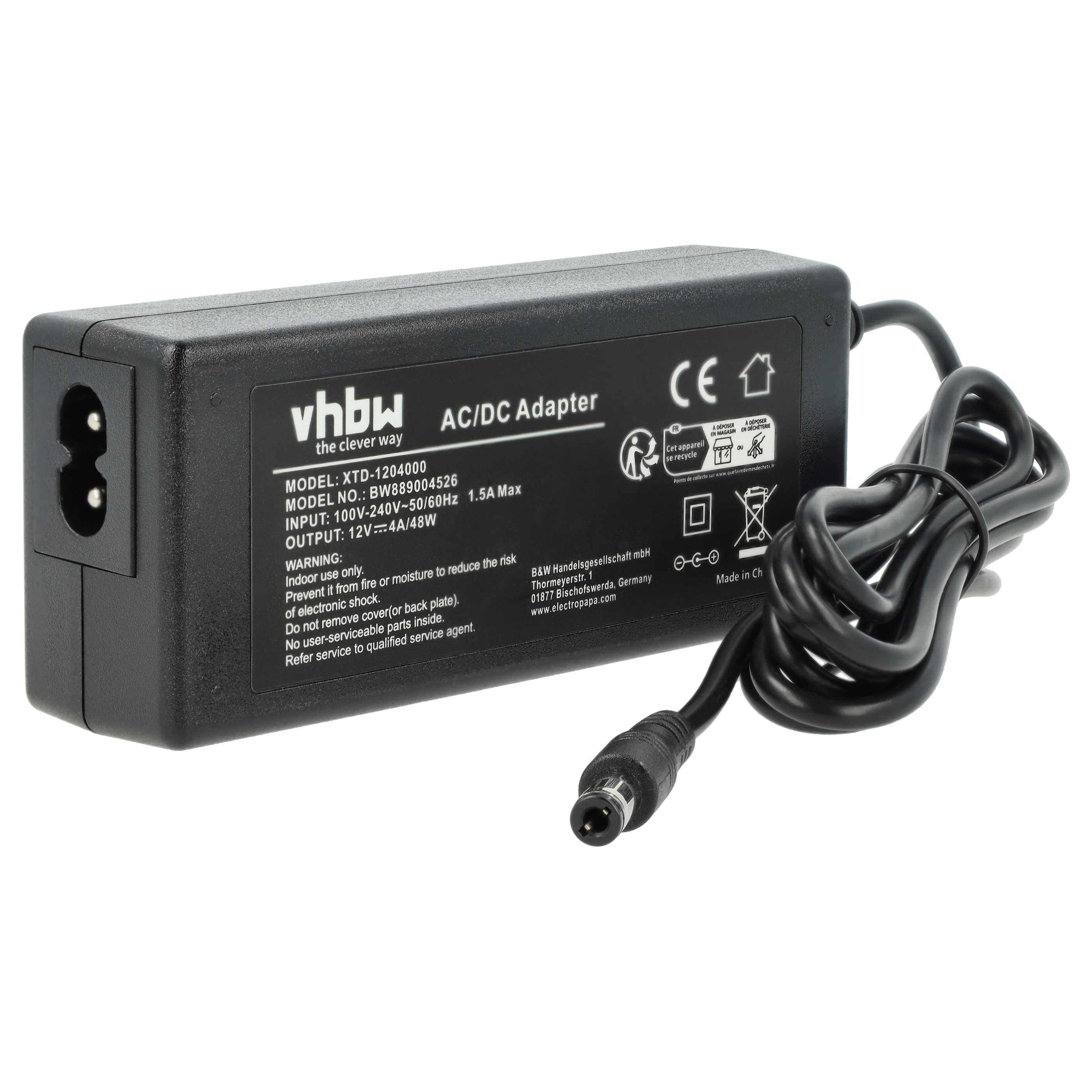 vhbw Netzteil für Elektronikgeräte Universal-Netzteil