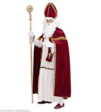 Scherzwelt Kostüm Nikolaus Kostüm Bischof - Gr. S - 3XL + Perücke mit Bart + Stab
