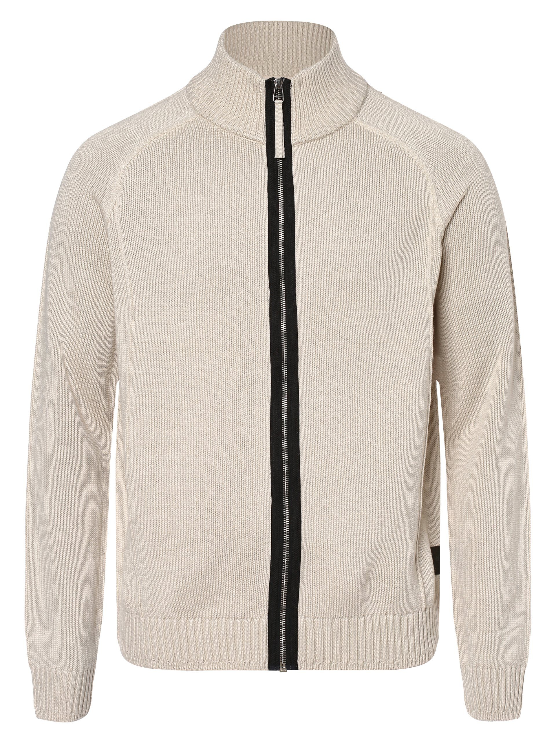 Jack & Jones Strickjacke JCOSpace beige schwarz