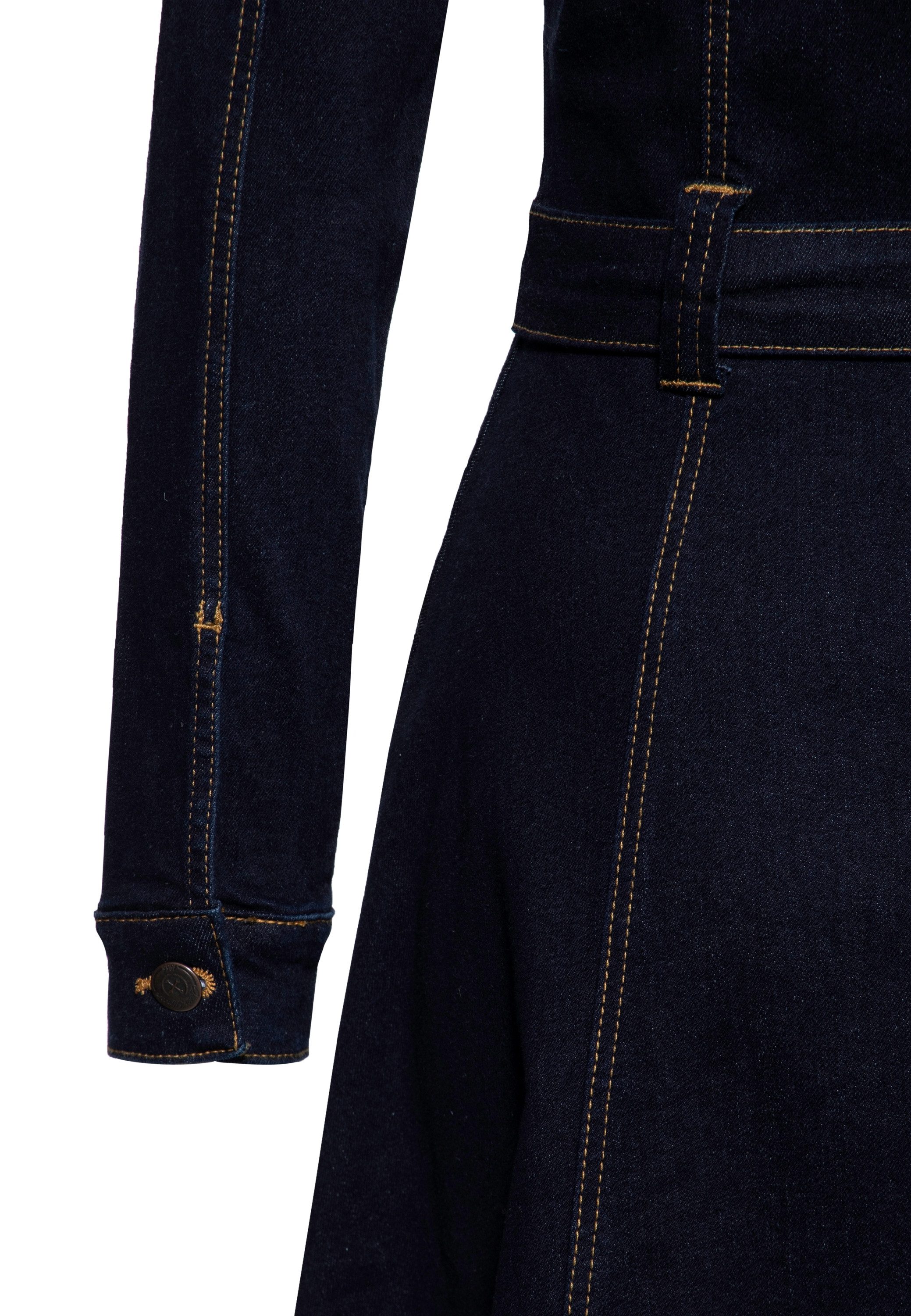 QueenKerosin Jeanskleid im Western-Style – Bild 4 von 5