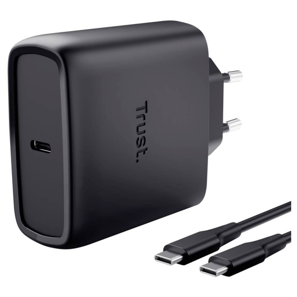 Trust USB Ladegerät 65 W Schwarz Maxo USB-Ladegerät
