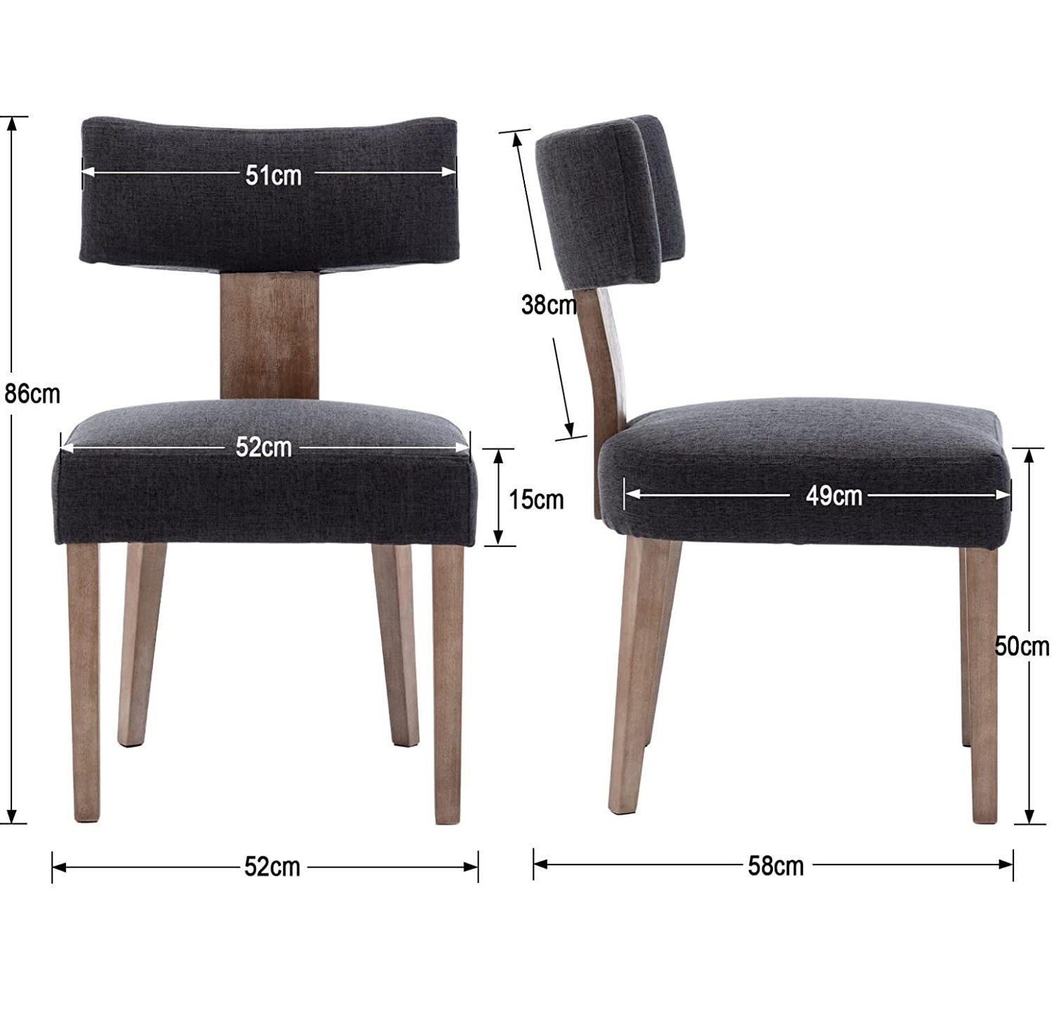 WAHSON OFFICE CHAIRS Esszimmerstuhl Vintage Küchenstühle günstig online kaufen
