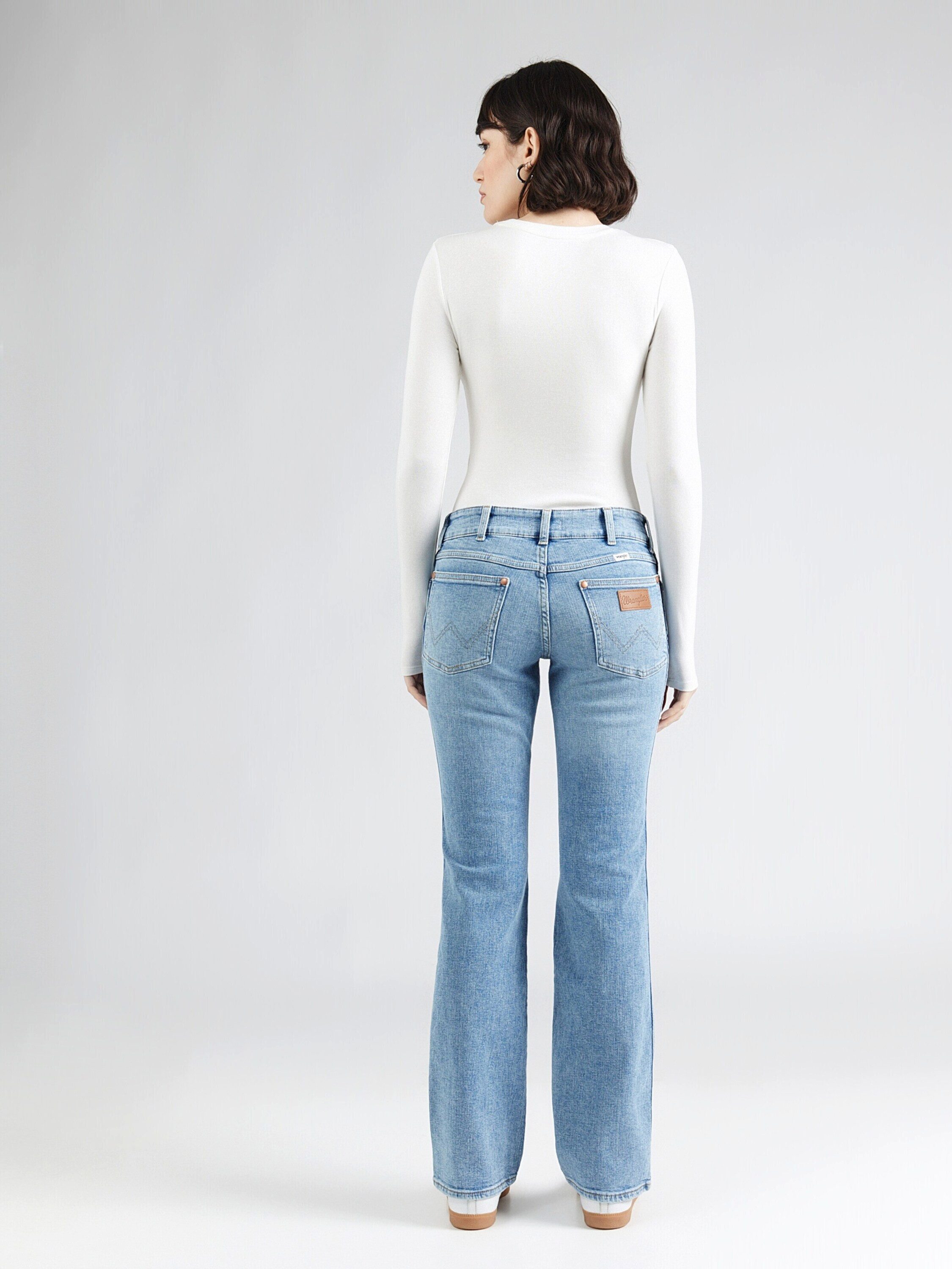 Wrangler Bootcut-Jeans LOW RISE BOLD BOOT (1-tlg) Plain/ohne Details