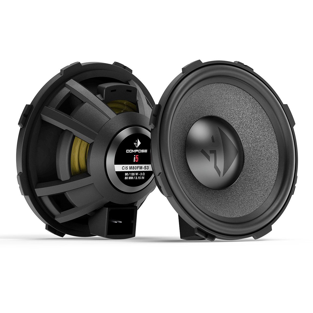 Helix Compose Ci5 M80FM-S3, 80mm Advanced Mitteltöner Auto-Lautsprecher (90 W)