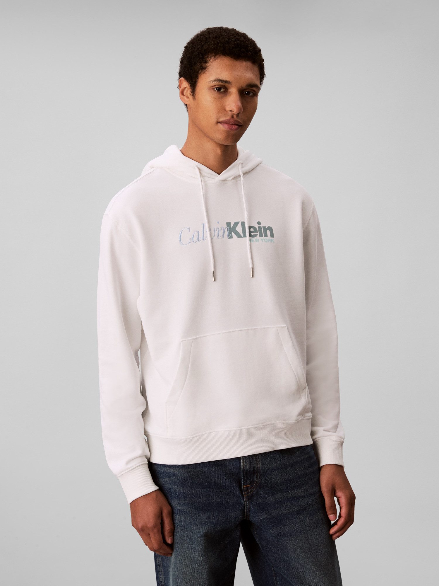Calvin Klein Kapuzensweatshirt LS EU 350TERRY CURSIVE GRAPHIC H regular fit günstig online kaufen