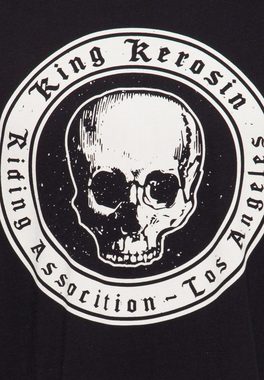 KingKerosin Print-Shirt Riding Assocition (1-tlg) mit Front Print