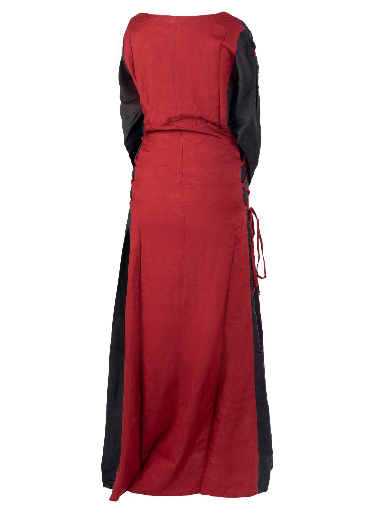 Metamorph Hexen-Kostüm Wikinger Schnürkleid schwarz-rot, Hochwertige und authentische Mittelalterkleidung zu unschlagbar günst