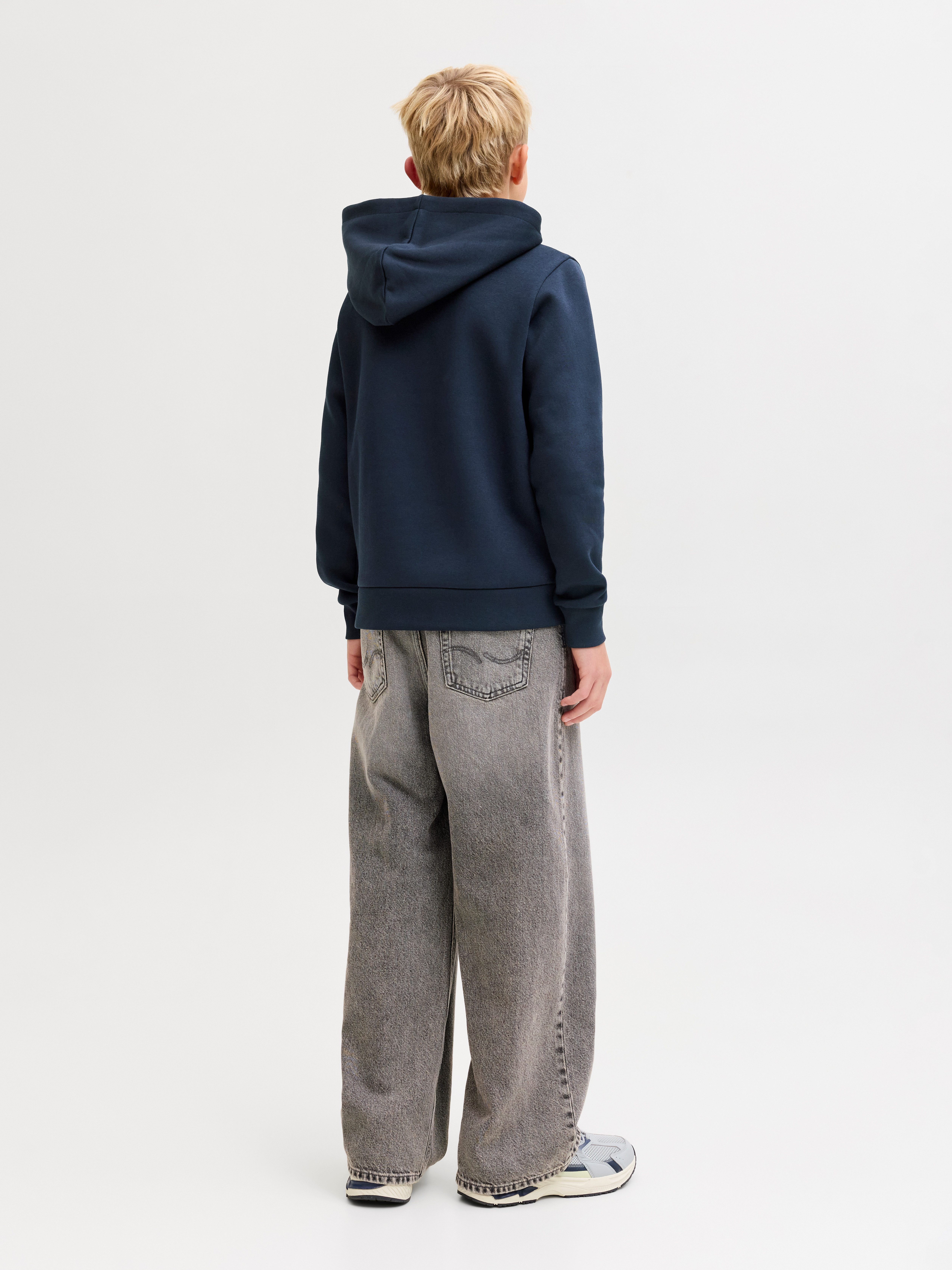 Jack & Jones Junior Kapuzensweatshirt JJELOGO SWEAT HOOD 2 COL AW25 NOOS JNR