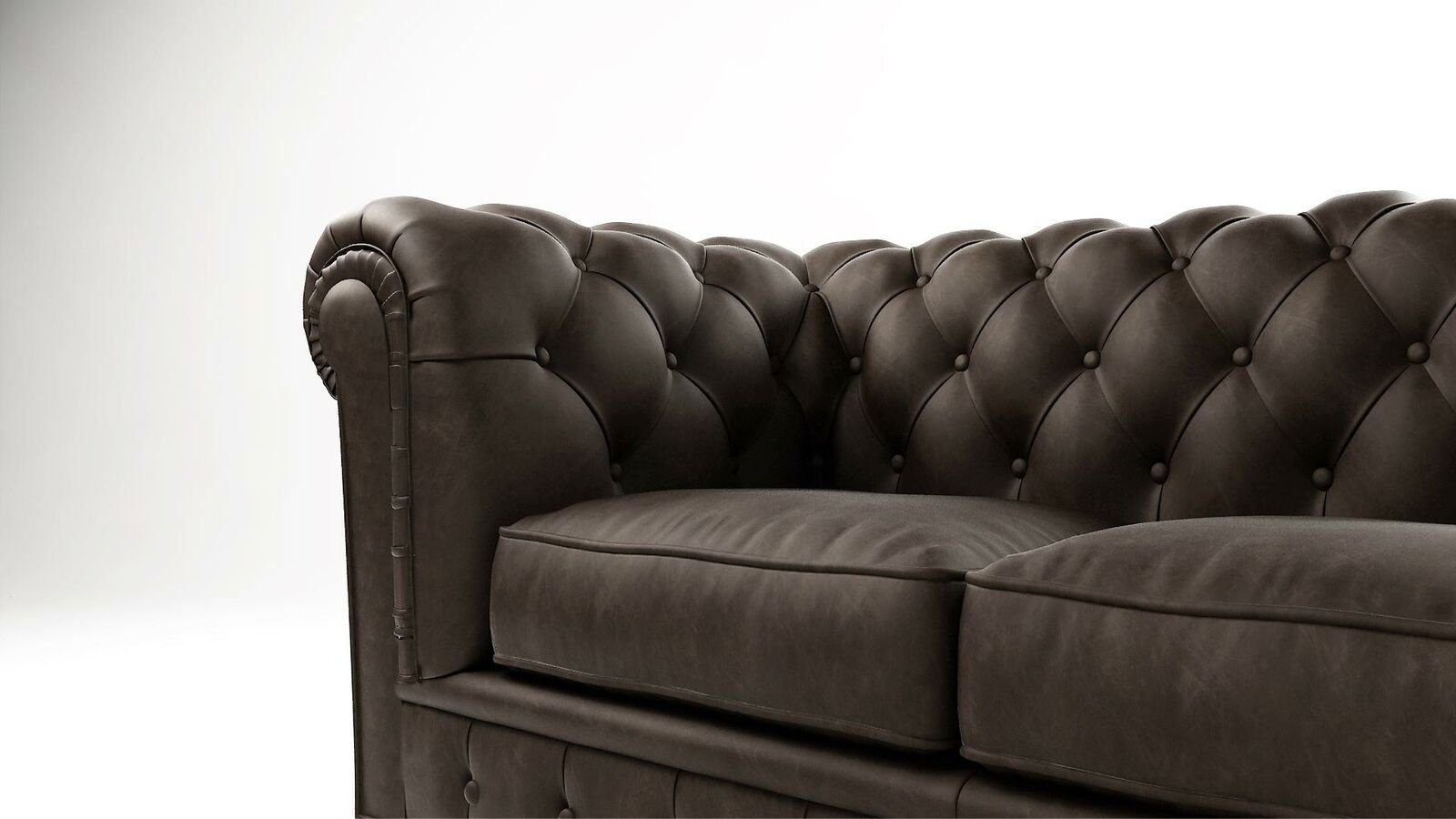 JVmoebel Sofa Luxus Chesterfield Polster Modern Couch Made Neu, Design Europe in 2-Sitzer Sofa