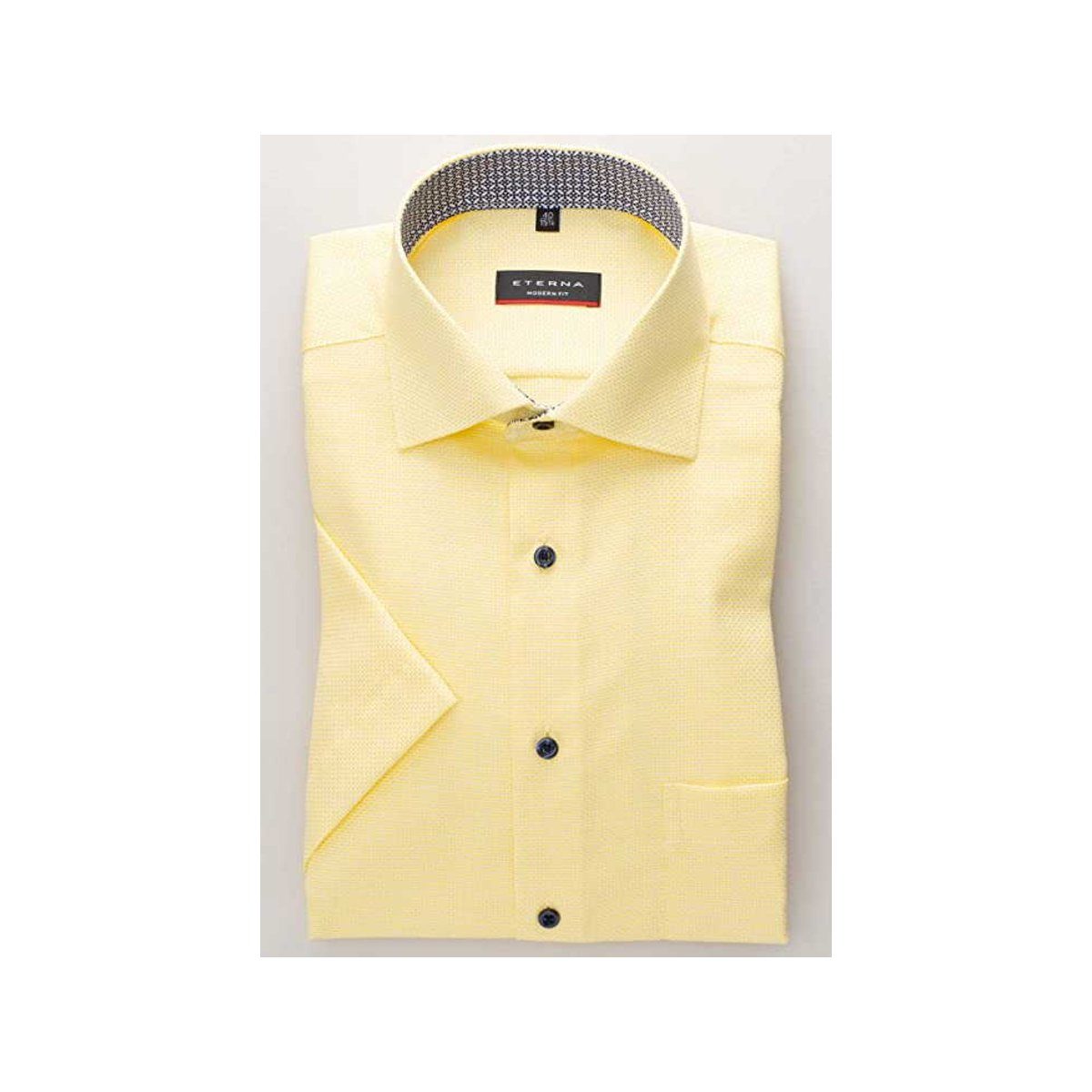 Eterna Kurzarmhemd gelb keine (1-tlg., fit Modern Angabe)