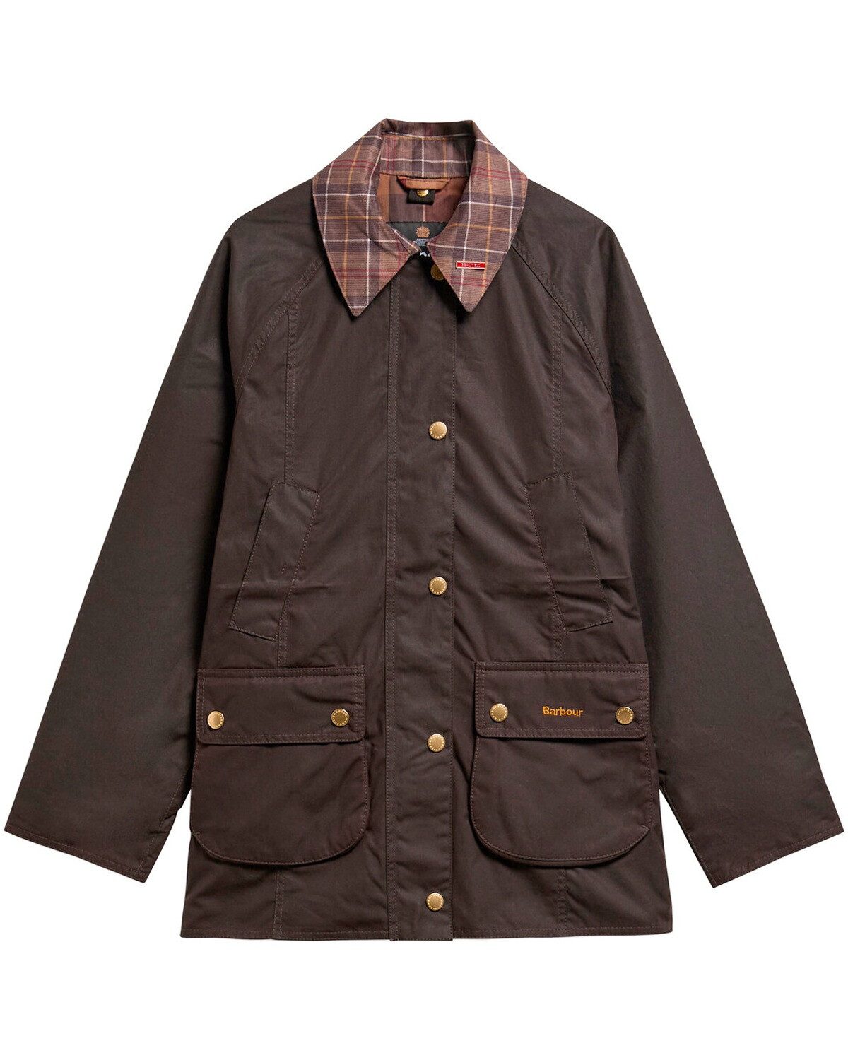 Barbour Allwetterjacke Wachsjacke Icons Tartan Collar Modern Beadnell Tartan