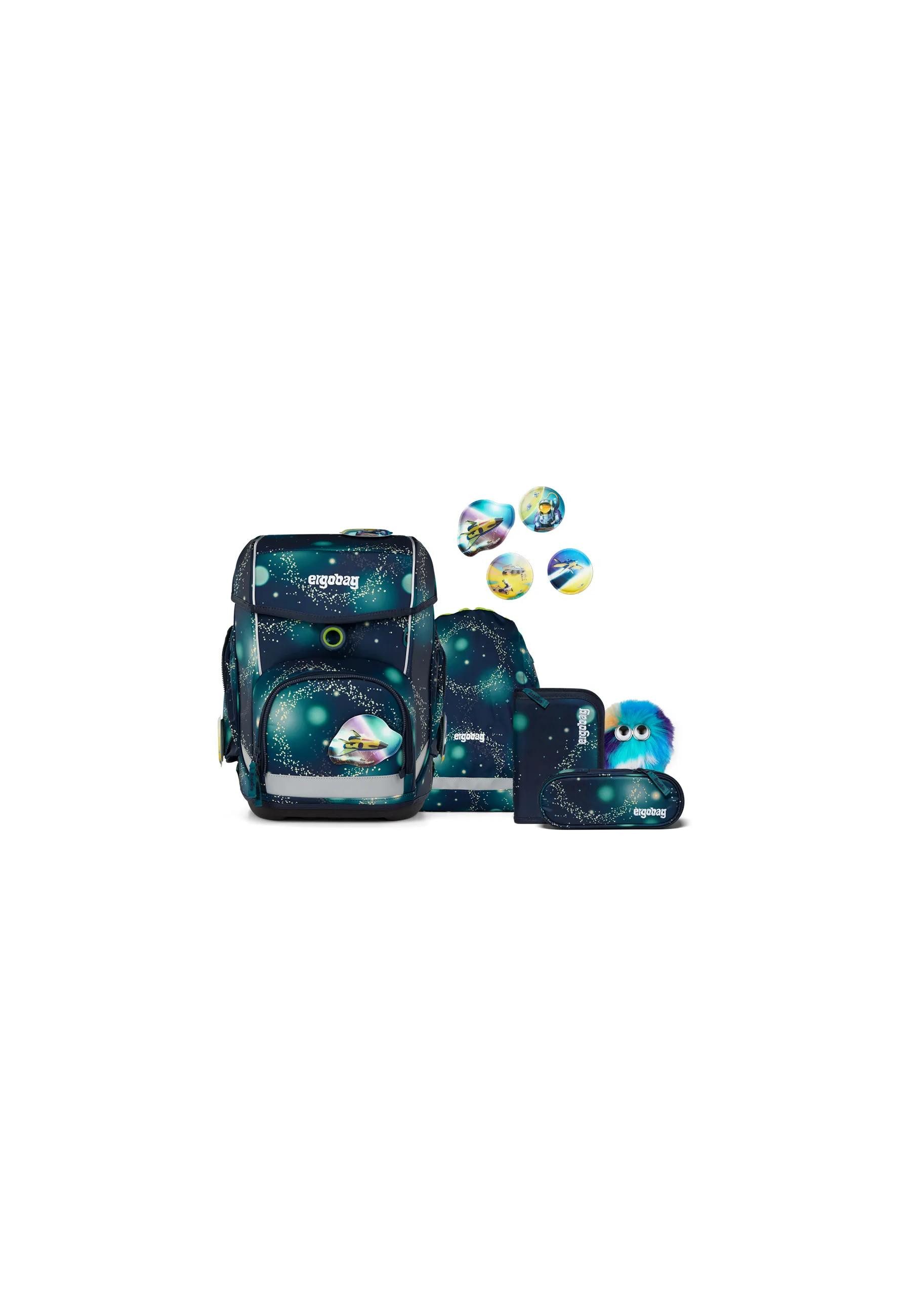 ergobag Schulranzen cubo Bundle Set (6-tlg., 6-teiliges Set)