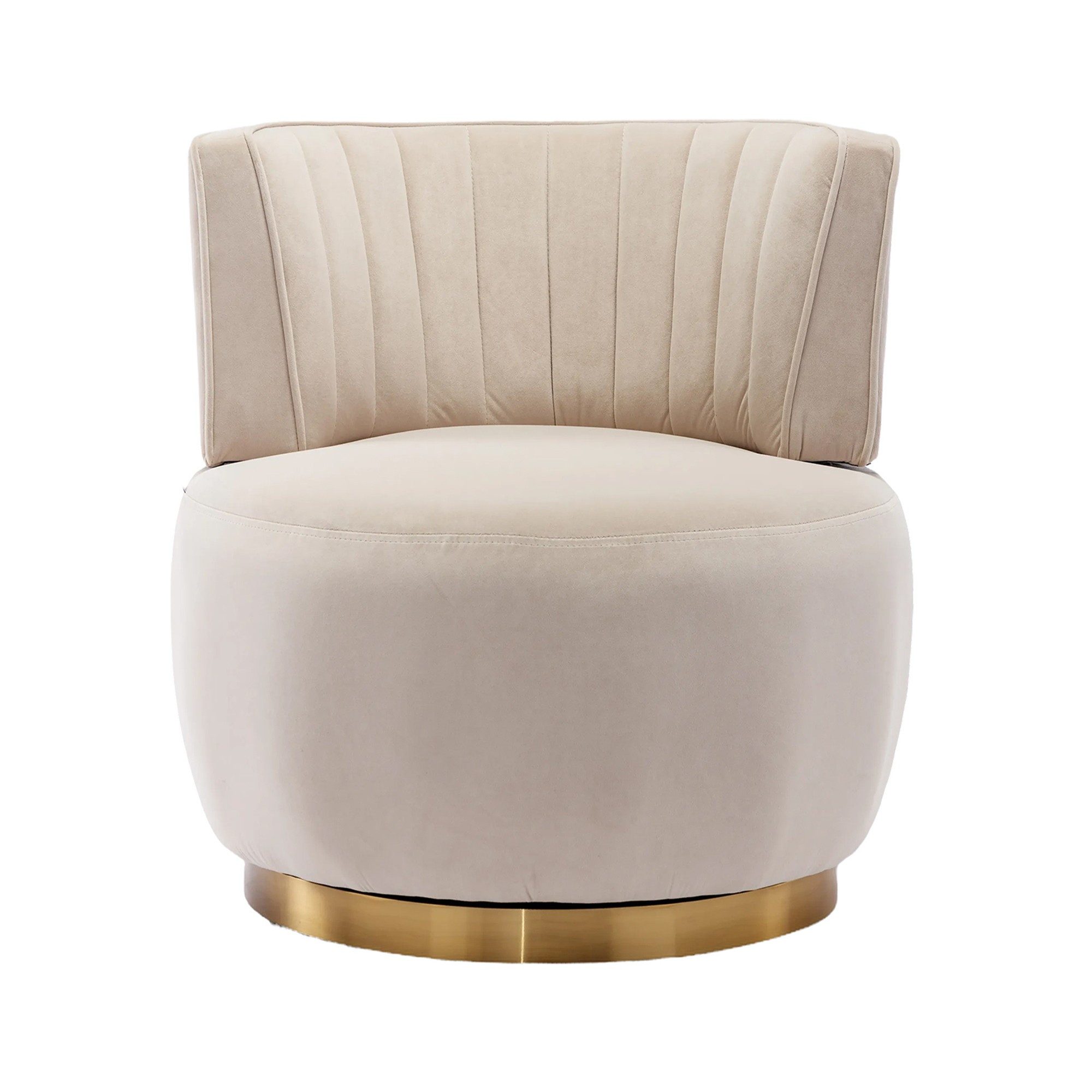 LVHOM Drehsessel 360° Moderner großer Drehstuhl, Akzentstühle – Samt/Teddy- günstig online kaufen