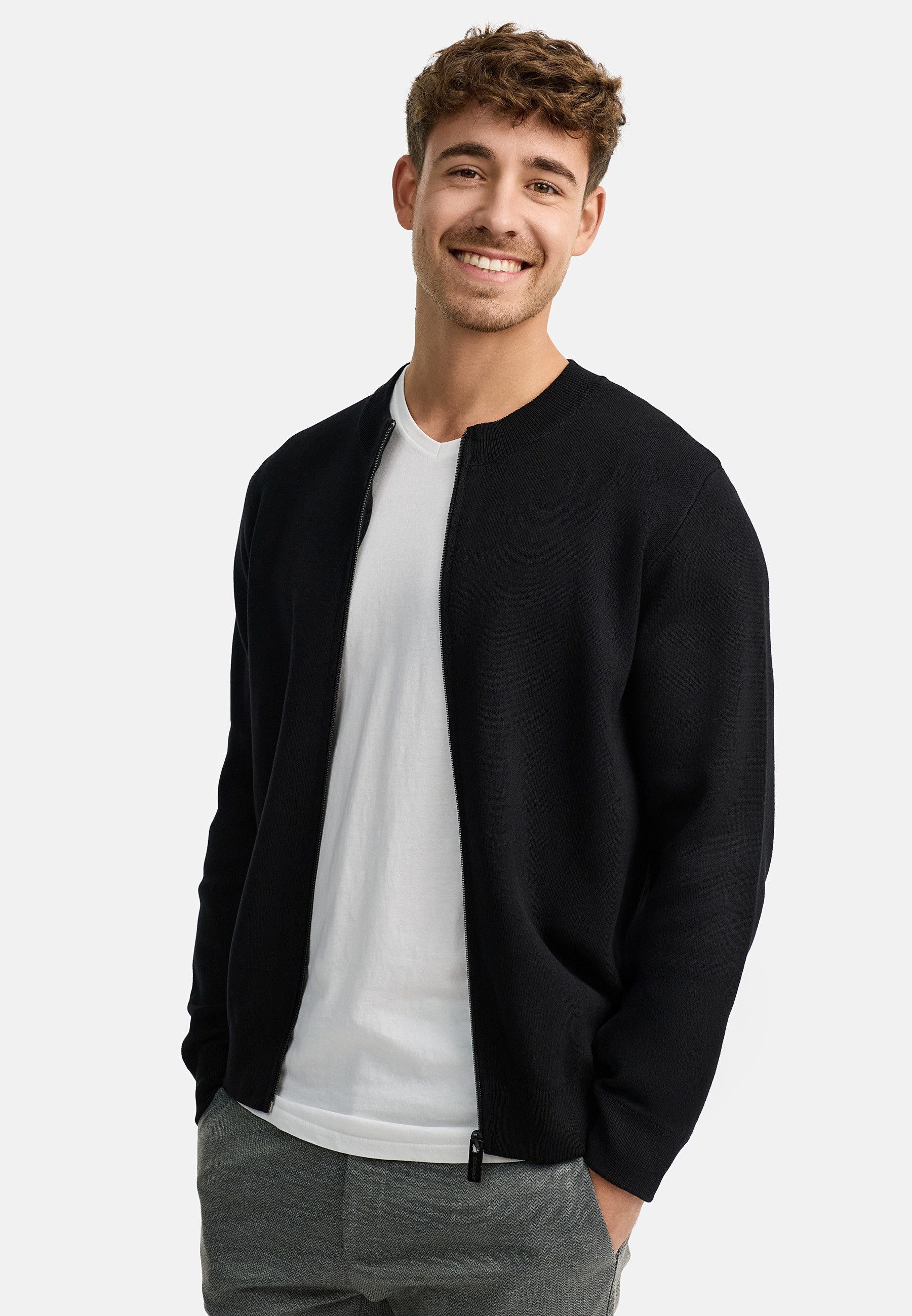 Indicode Strickjacke Herren INLaos Herrenstrickjacke Moderne Strickjacke mi günstig online kaufen