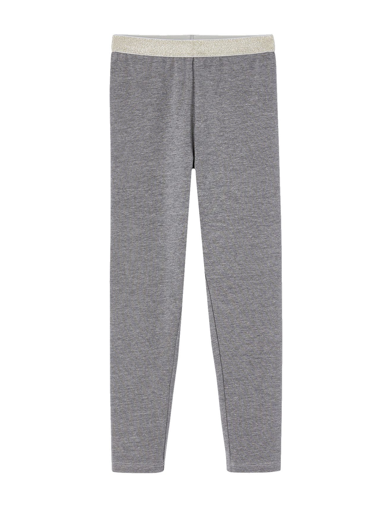 Leggings Mädchen Leggings, Bund in Metallic-Optik BASIC