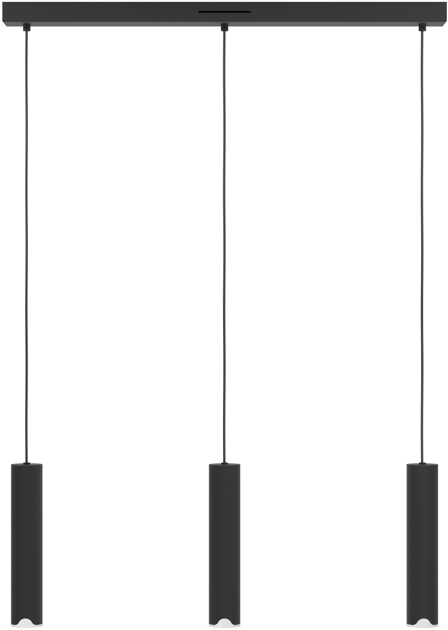 EGLO Hängeleuchte BALAMORTA-Z Pendellampe - Stahl - LED - 3X3,7W - IP20, Bluetooth, CCT - über Fernbedienung, Dimmfunktion, Farbwechsel, …
