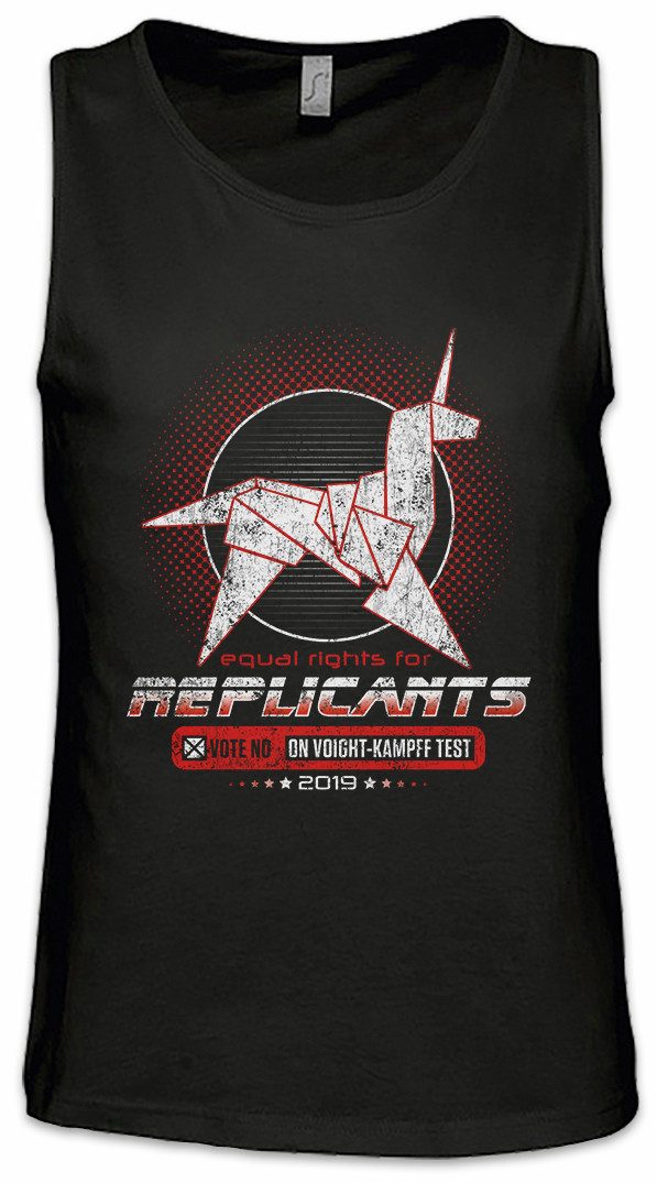 Tanktop Equal Rights For Replicants Ärmelloses T-Shirt Voight Kampff